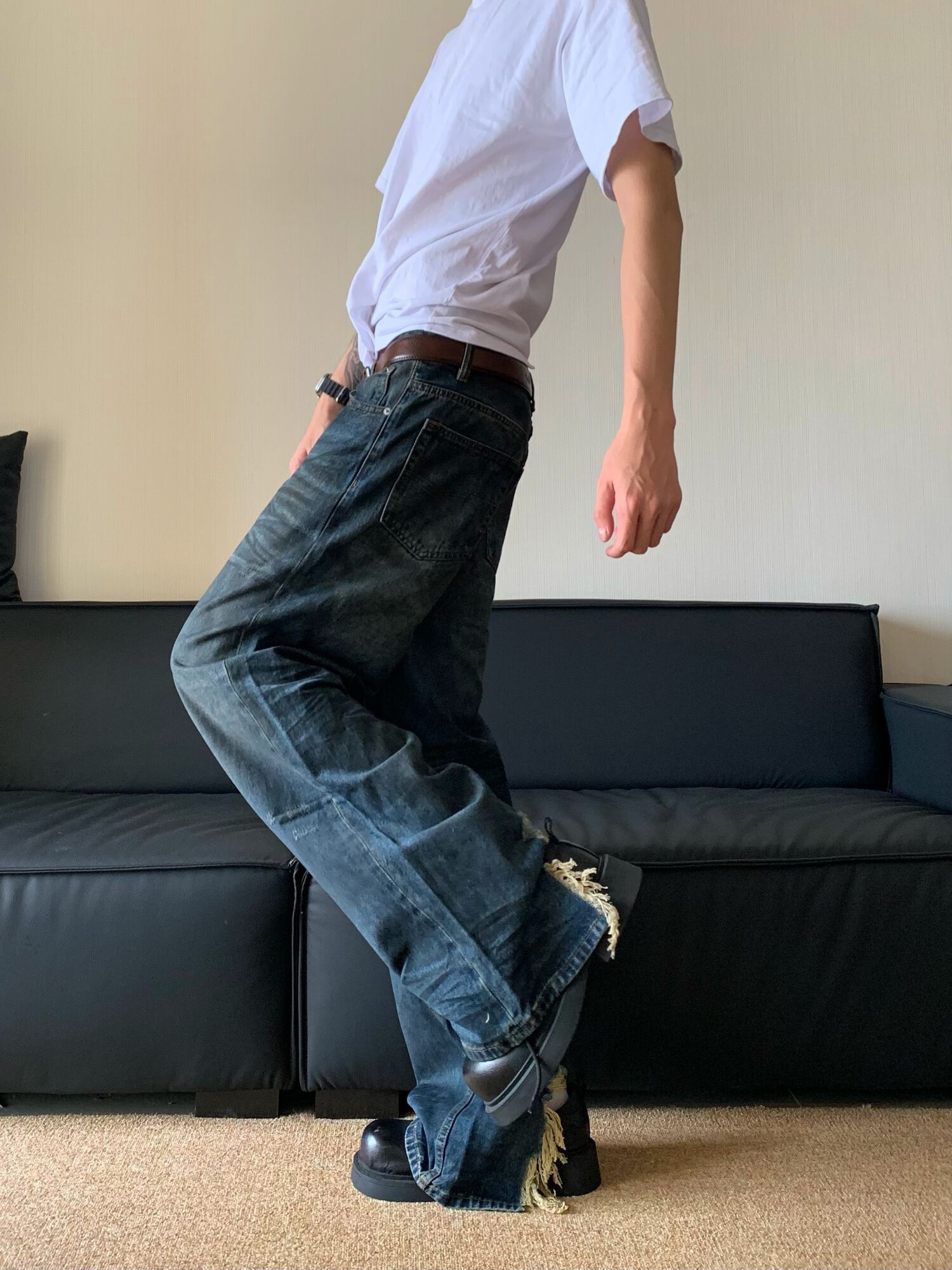 Jean × Vintage High Street Vibe Wash Jeans Size US 29 - 4 Thumbnail