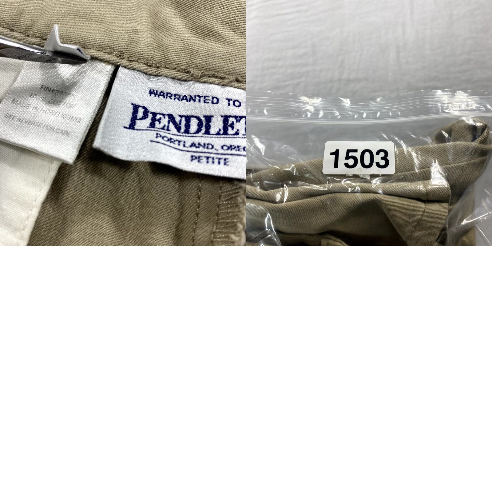 Pendleton VINTAGE Pendleton Pants Womens 10 Beige Pleated High Rise Trousers 28x28 Size 32" / US 10 / IT 46 - 9 Thumbnail