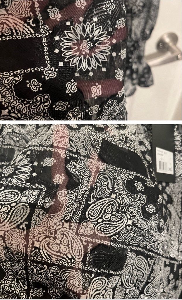 The Kooples The Kooples Bandana Smocked Blouse Small Size S / US 4 / IT 40 - 5 Thumbnail