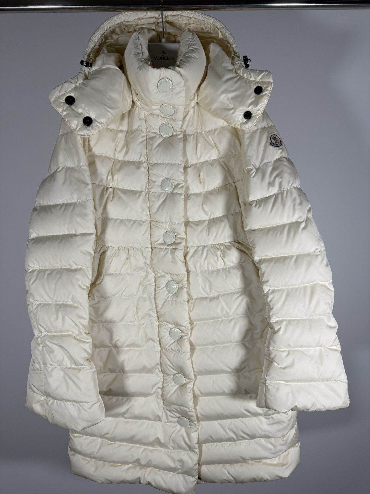 Moncler Moncler Women’s Jacket Jura Size 2 (S/M) Cream White Size S / US 4 / IT 40 - 4 Thumbnail