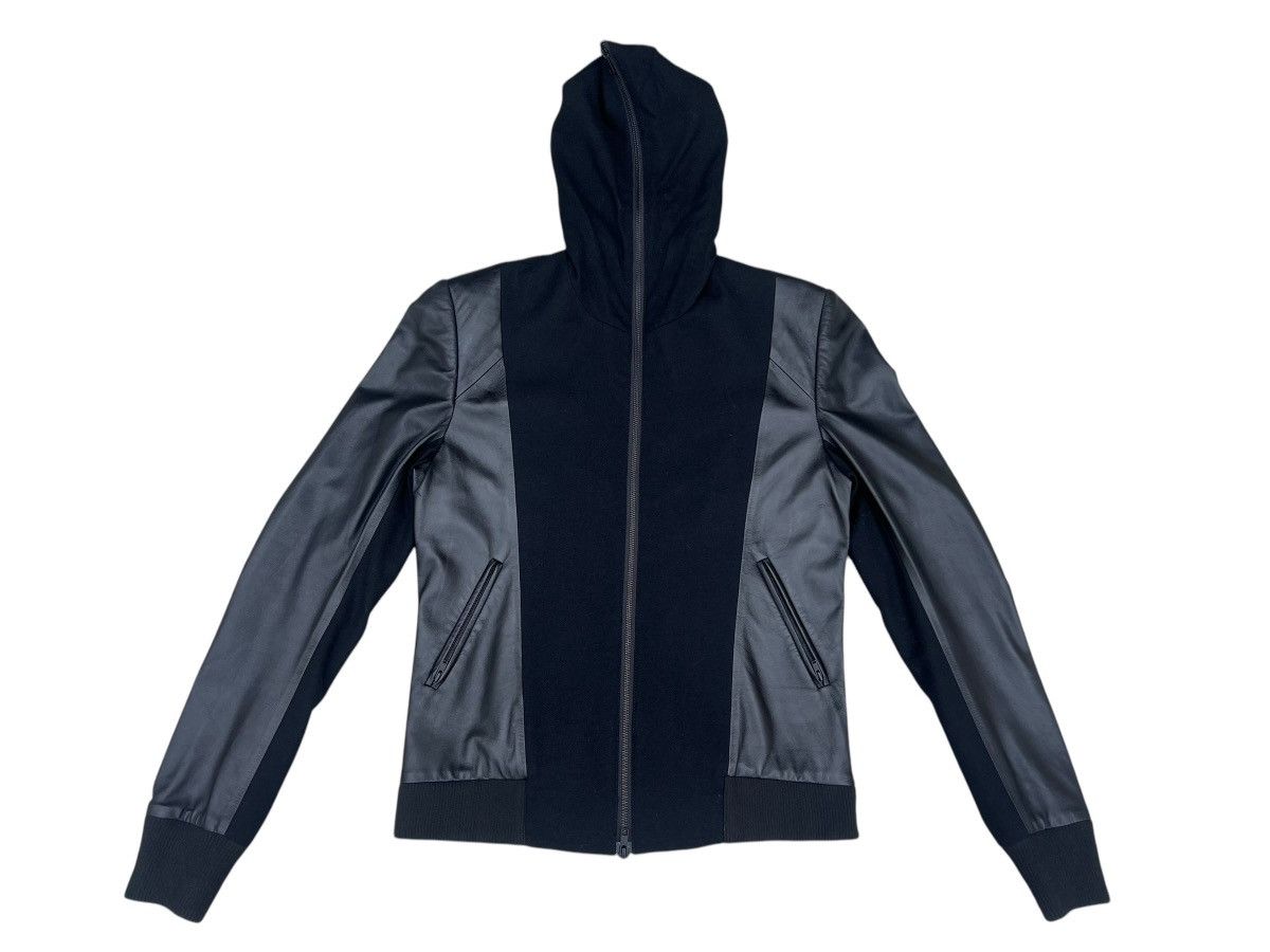 INJURY Injury Australia Hoodie Hybrid Leather Jacket Size US S / EU 44-46 / 1 - 2 Thumbnail