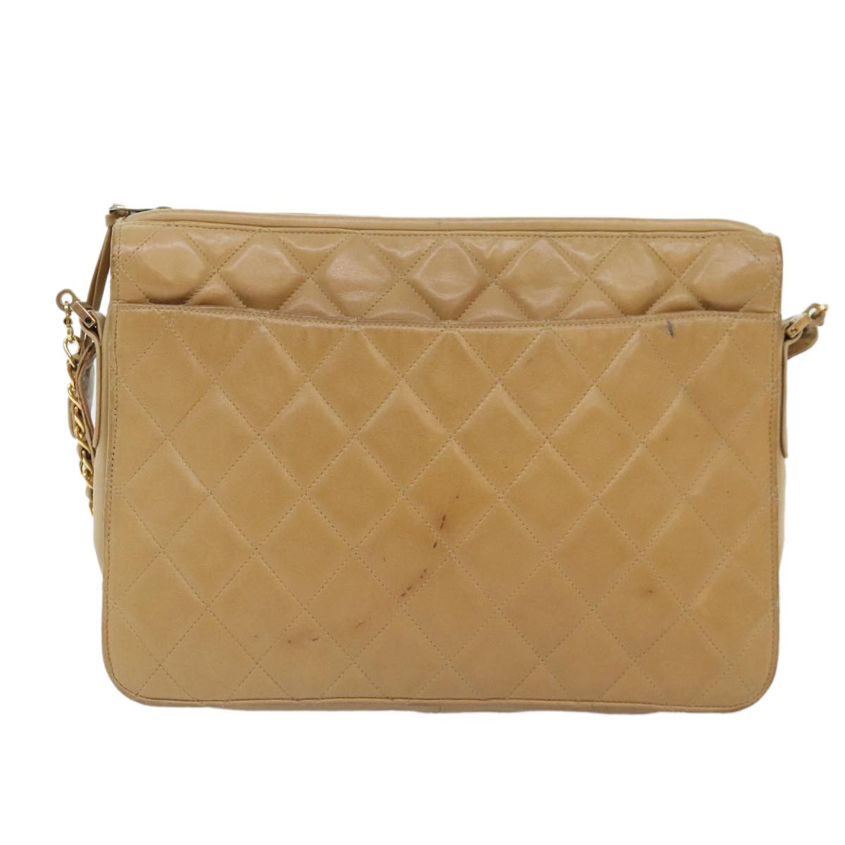 Chanel Camera Beige Leather Shoulder Bag (Pre-Owned) Size ONE SIZE - 1 Thumbnail
