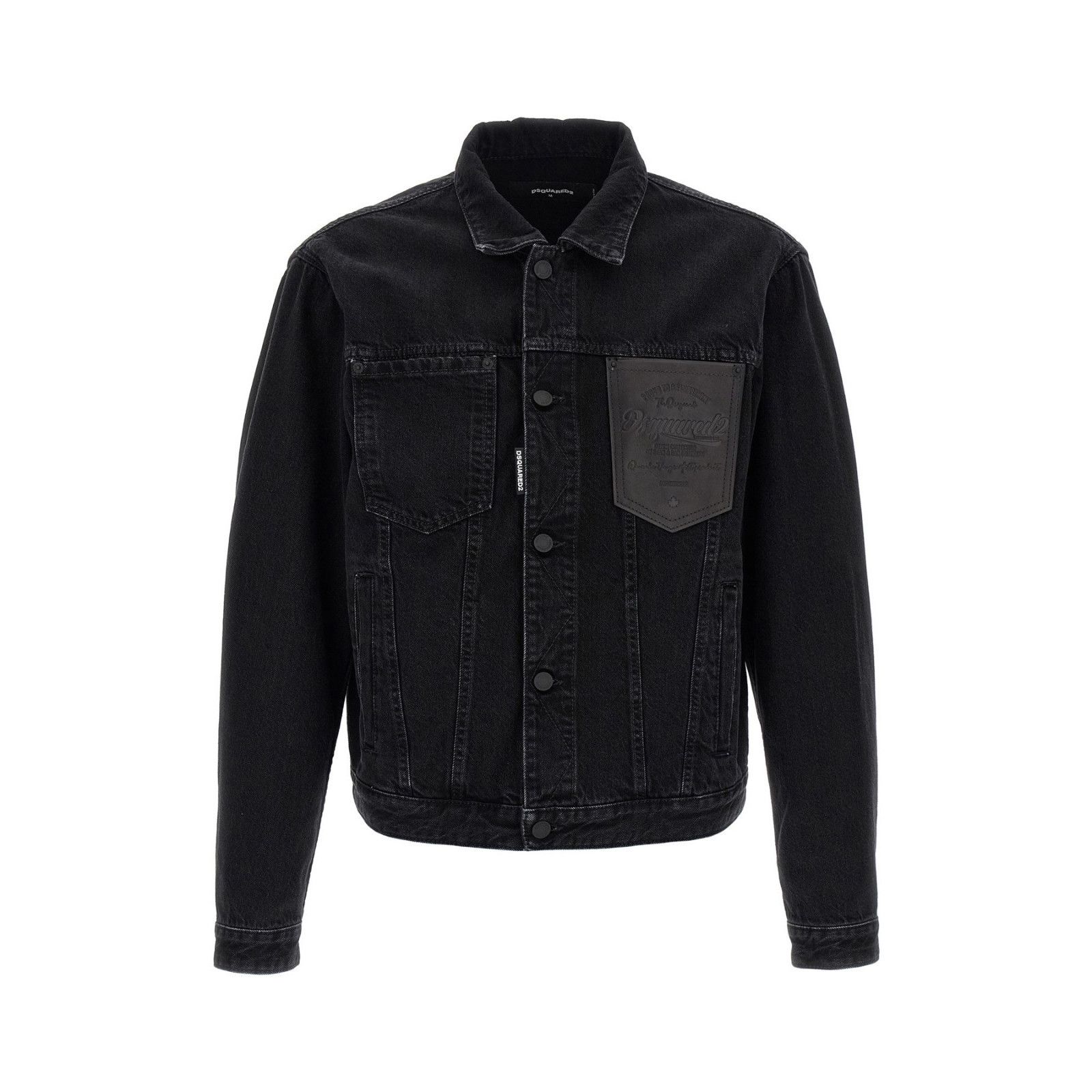 Other DSQUARED2 Black Denim Jacket New & Authentic (Men's size:L;) Size US L / EU 52-54 / 3 - 1 Thumbnail