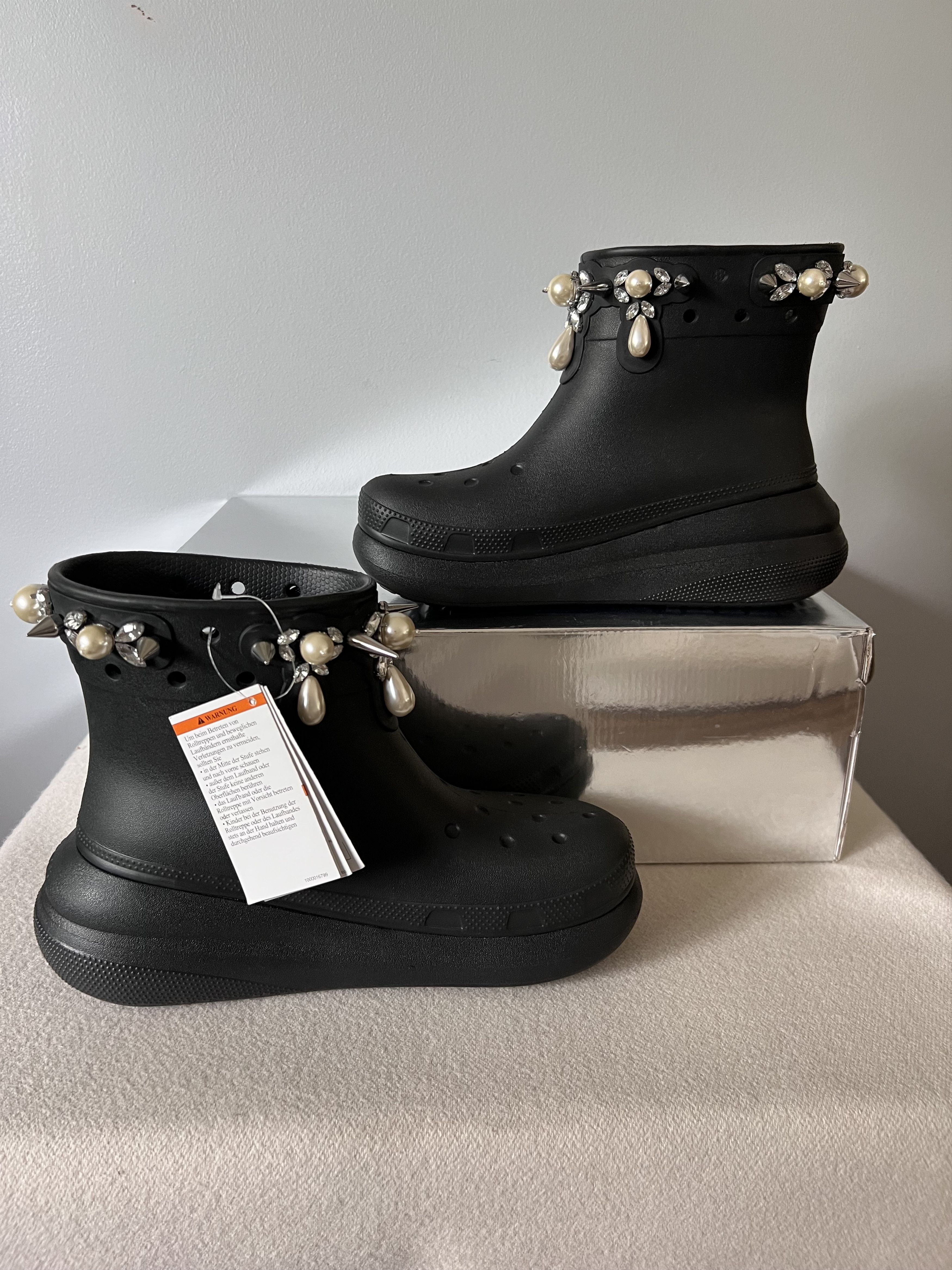 Crocs × Simone Rocha Simone Rocha Crocs Crush Boots in Black Size US 9 / IT 39 - 3 Thumbnail