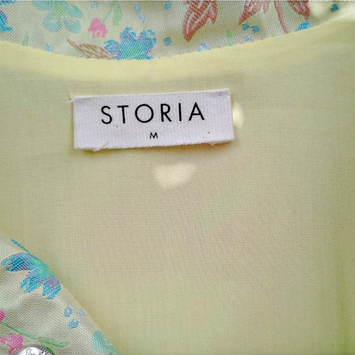 Other Storia Floral Snap Down Shirt Sheath Dress Shimmer Fairy Size M / US 6-8 / IT 42-44 - 4 Thumbnail