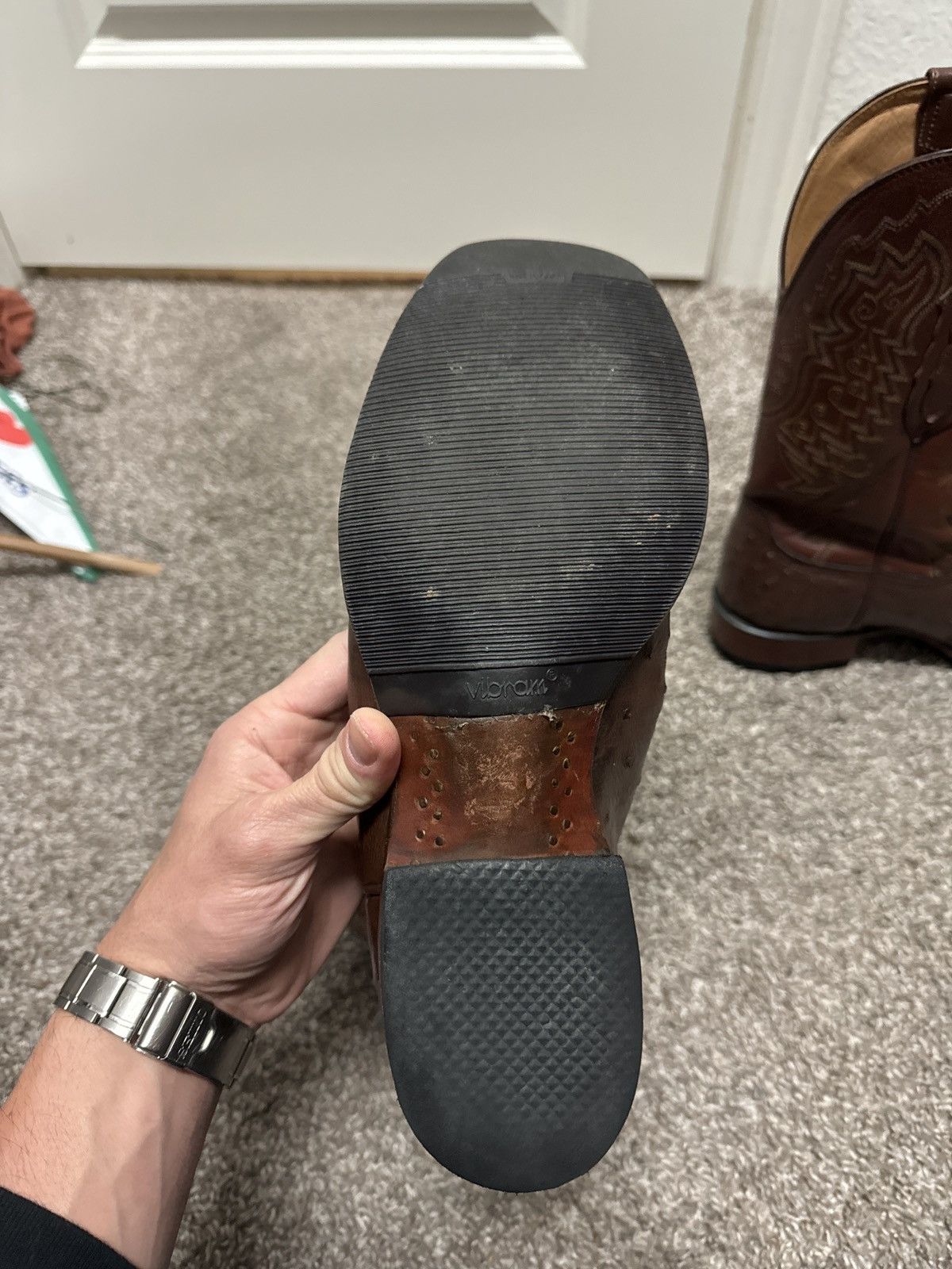 Lucchese Lucchese full quill brown ostrich Size US 10.5 / EU 43-44 - 7 Thumbnail