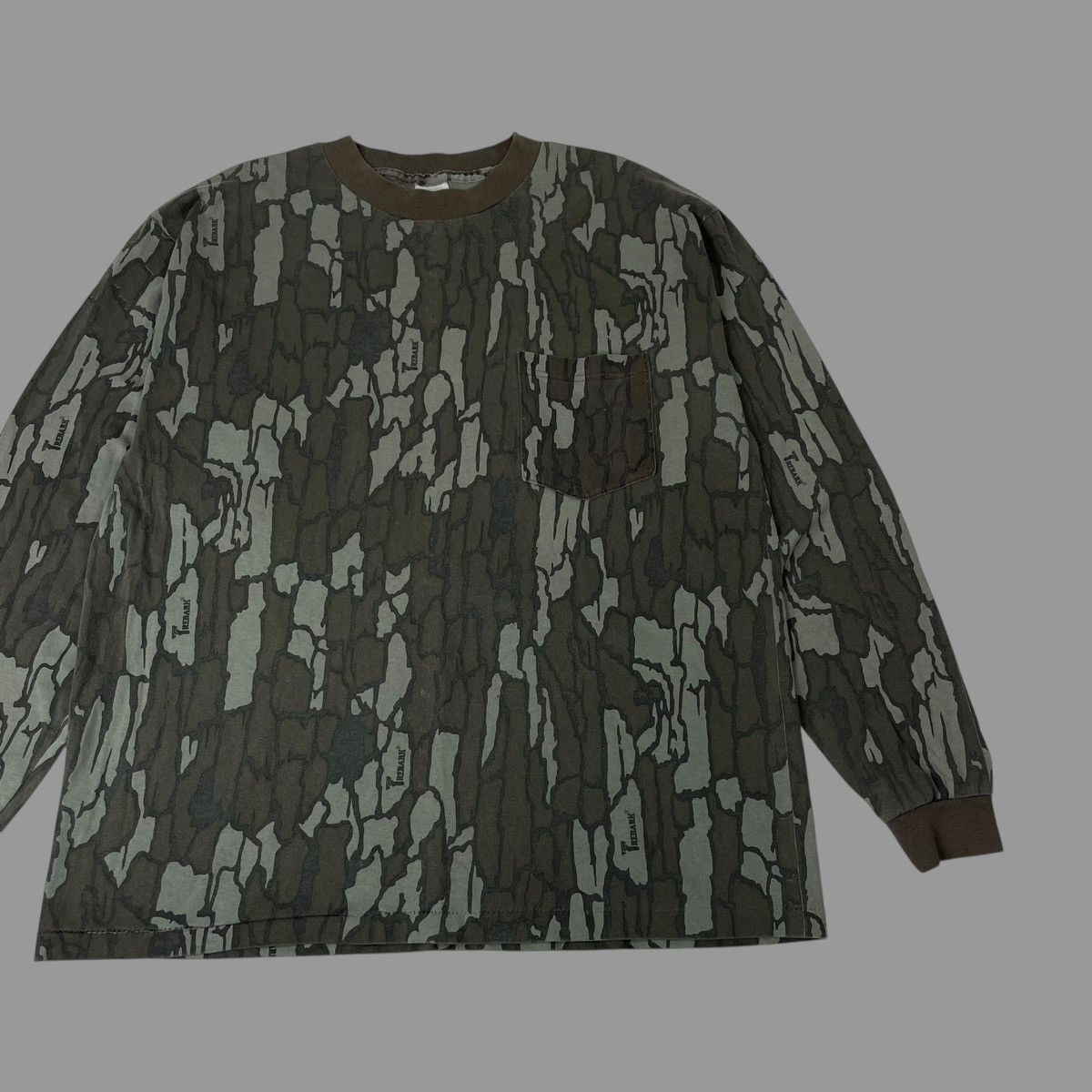 Vintage Vintage 90s camo long sleeve t shirt Size US XL / EU 56 / 4 - 3 Thumbnail