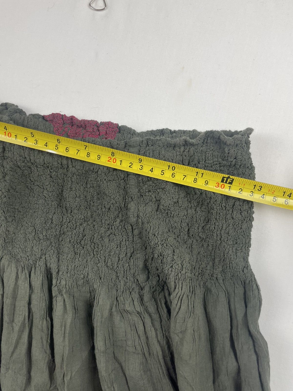 Issey Miyake Issey Miyake Me Flare Skirt With Sashiko Boro Size 22" - 9 Thumbnail