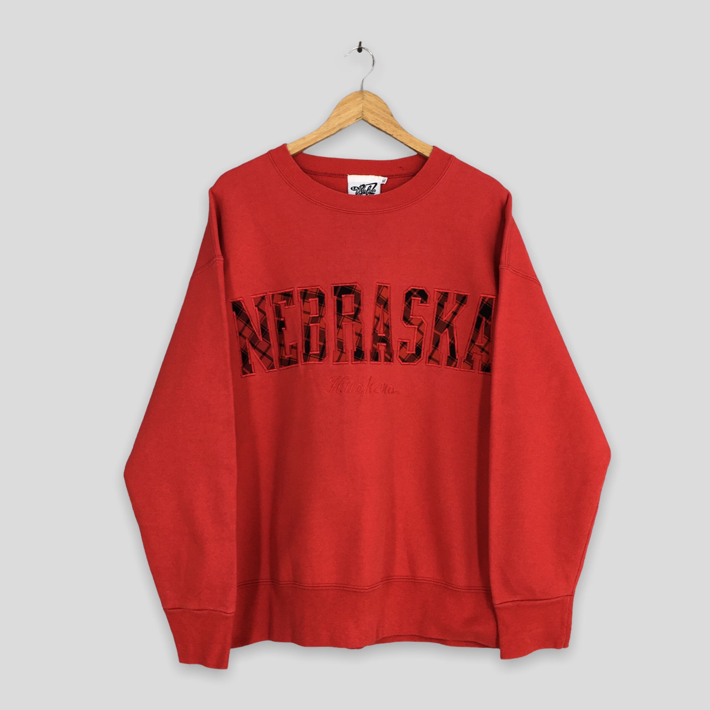 NCAA Vintage 90's Nebraska State Red Sweatshirts XLarge Size US XL / EU 56 / 4 - 1 Thumbnail