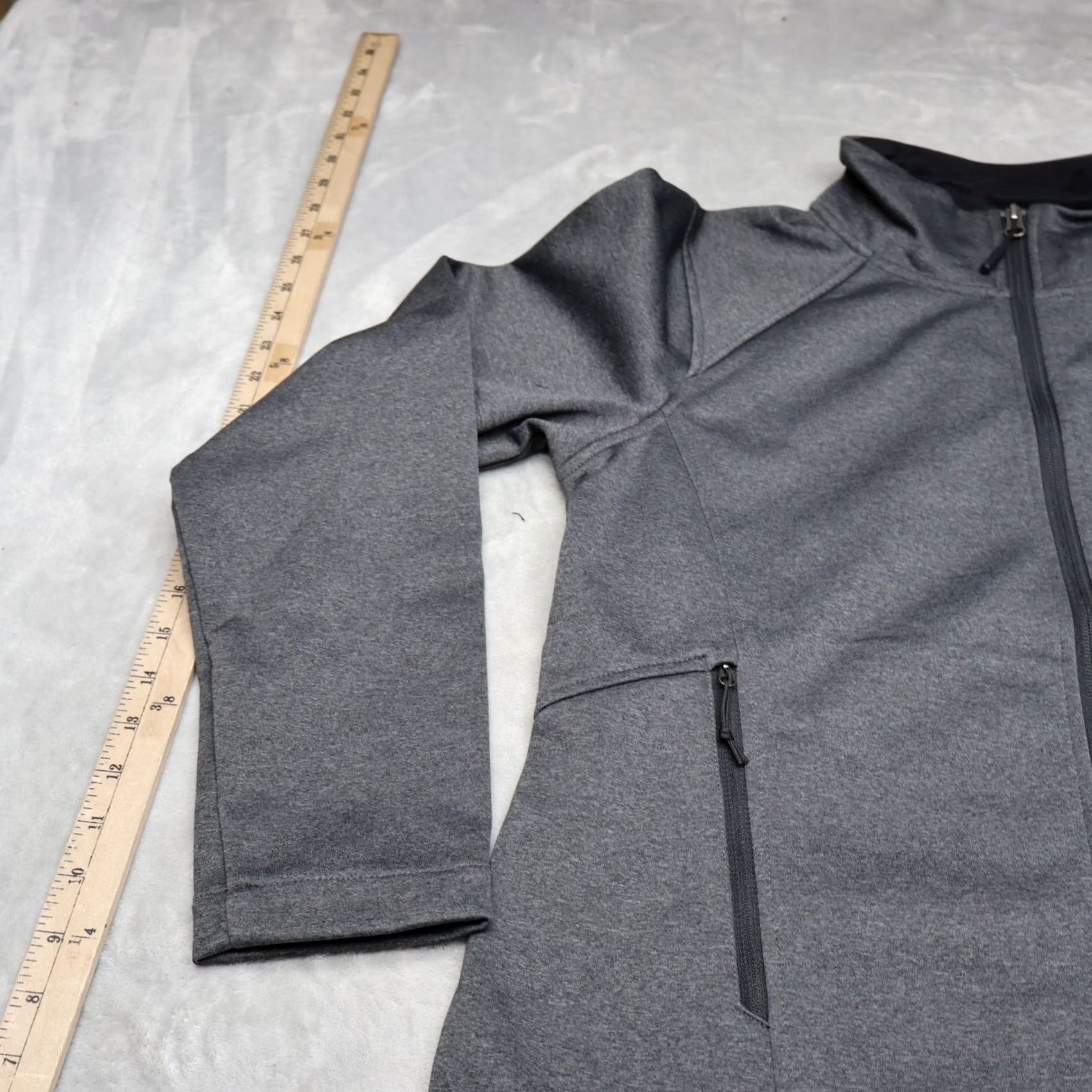 The North Face VINTAGE The North Face Jacket Womens L Grey Ridgeline Softshell WindWall Slim LOGO NWD Size L / US 10 / IT 46 - 2 Thumbnail