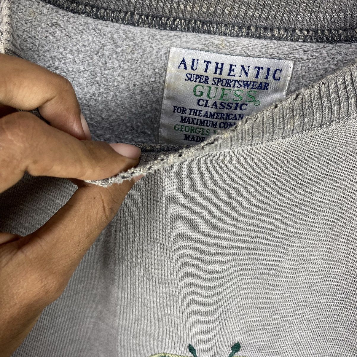 Georges Marciano × Guess × Vintage VINTAGE GUESS EARTH GLOBE LOGO SWEATSHIRT Size US M / EU 48-50 / 2 - 4 Thumbnail