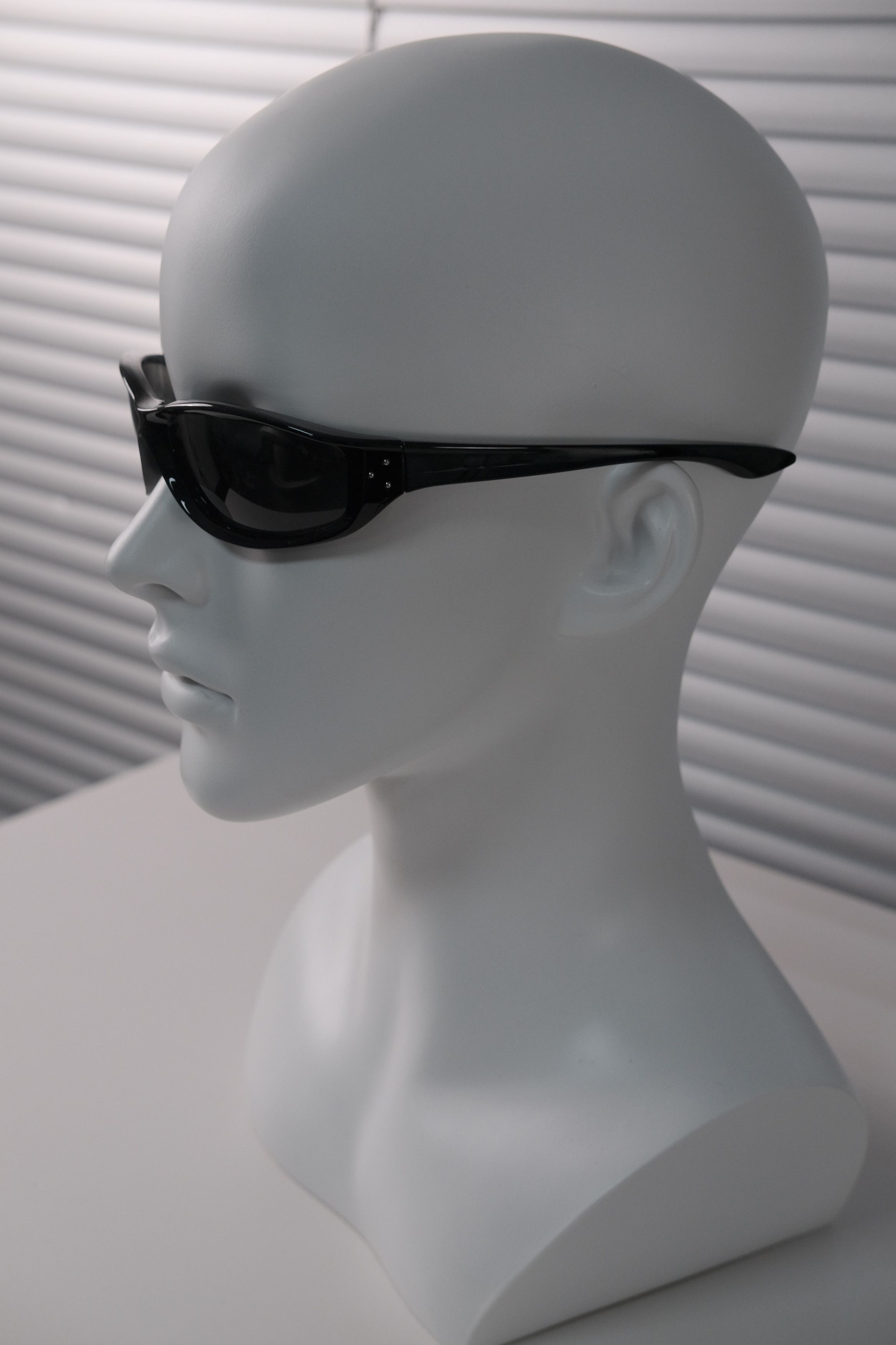 Japanese Brand Vtg Y2k Avant Garde Future Sunglasses Black Unisex One Size Size ONE SIZE - 3 Thumbnail