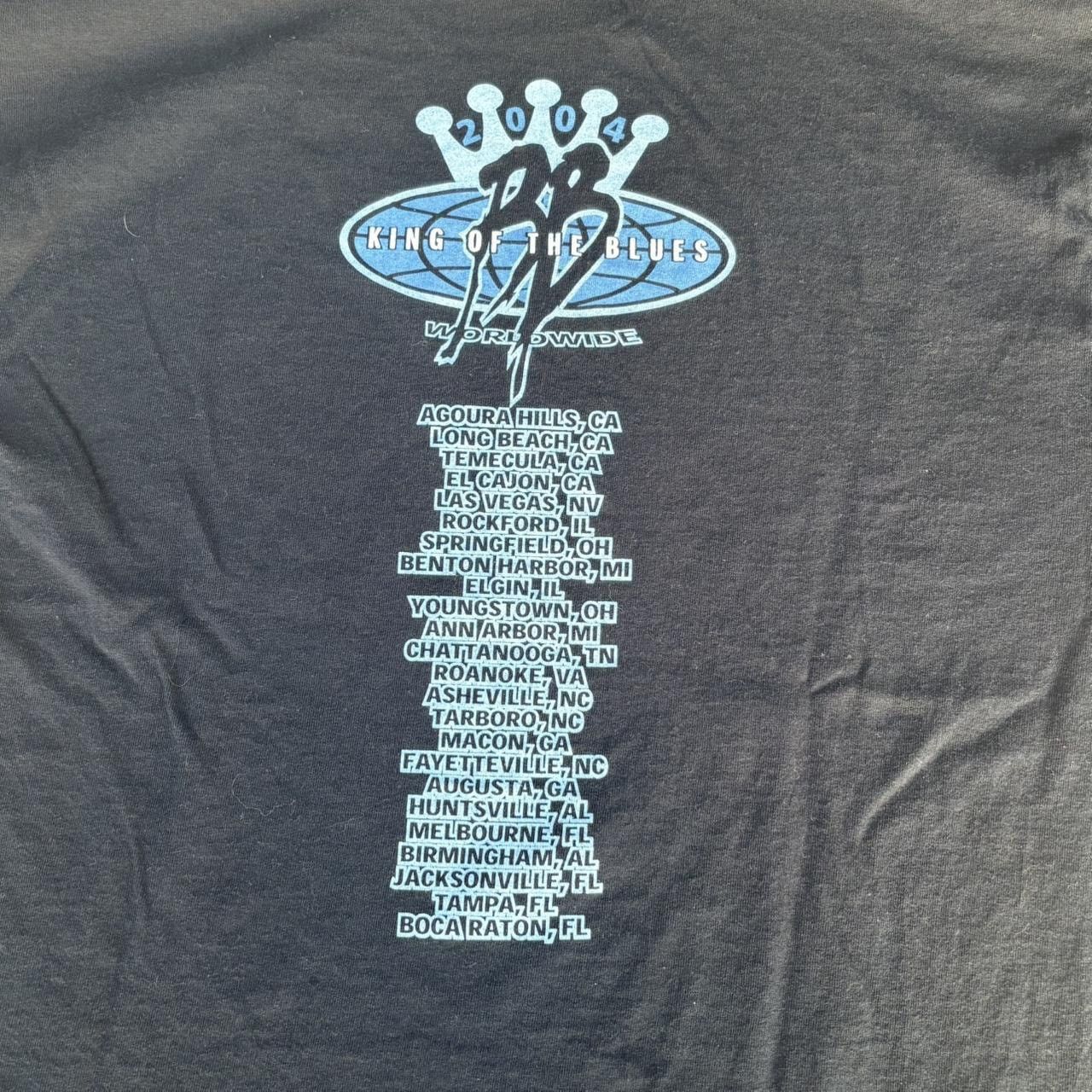 Band Tees × Jerzees × Vintage Vintage King Of the Blues Faded Tshirt Size US XL / EU 56 / 4 - 4 Thumbnail
