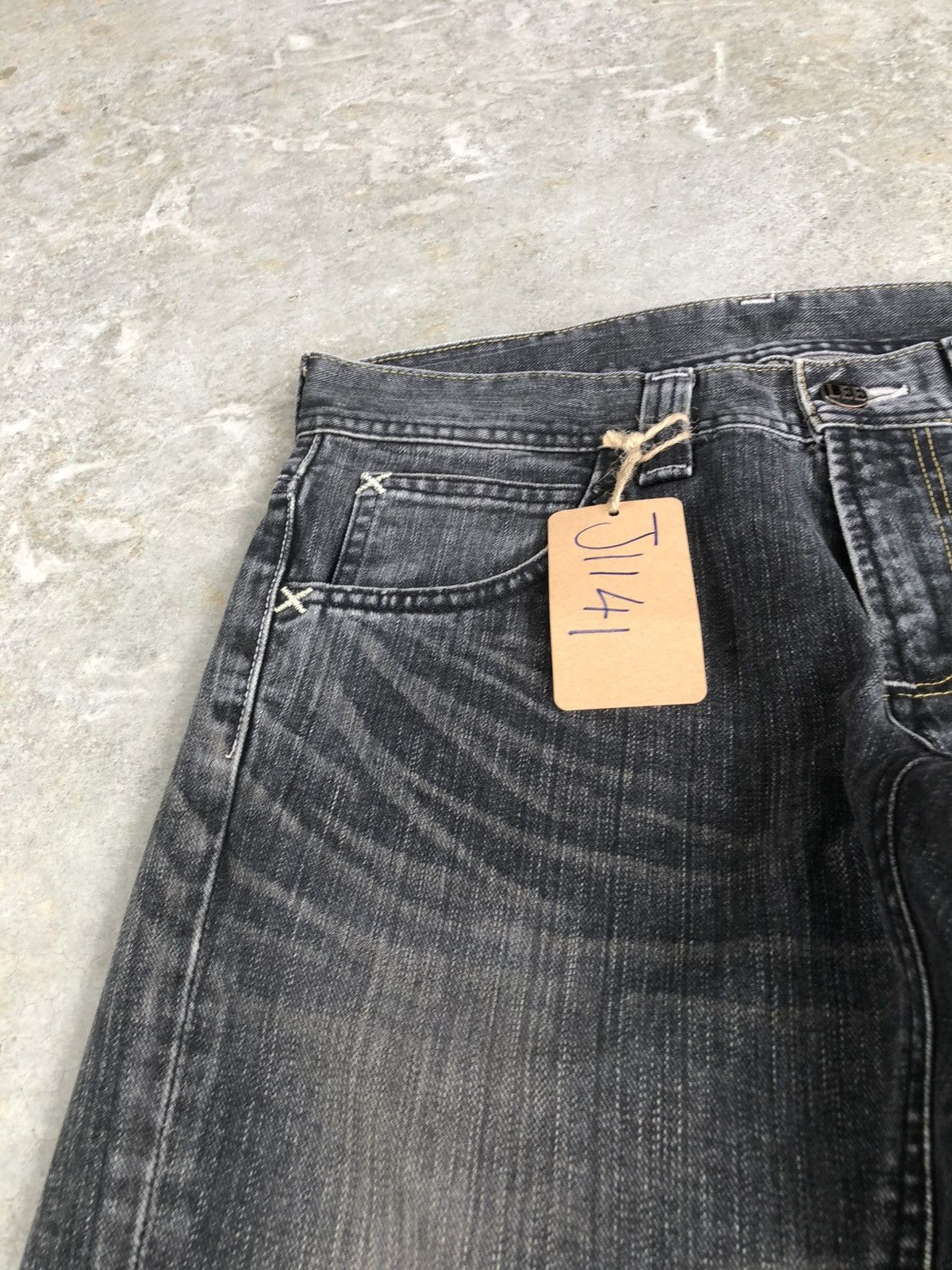 If Six Was Nine Japanese Lee Flared Jeans Distressed Jeans Size US 33 - 13 Thumbnail