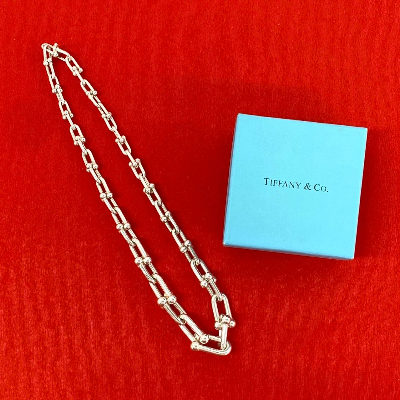 Tiffany & Co. Tiffany & Co. Tiffany & Co. HardWear Graduated Link Silver Necklace Precious Metal Necklace DUTY FREE for USA Size ONE SIZE - 1 Thumbnail