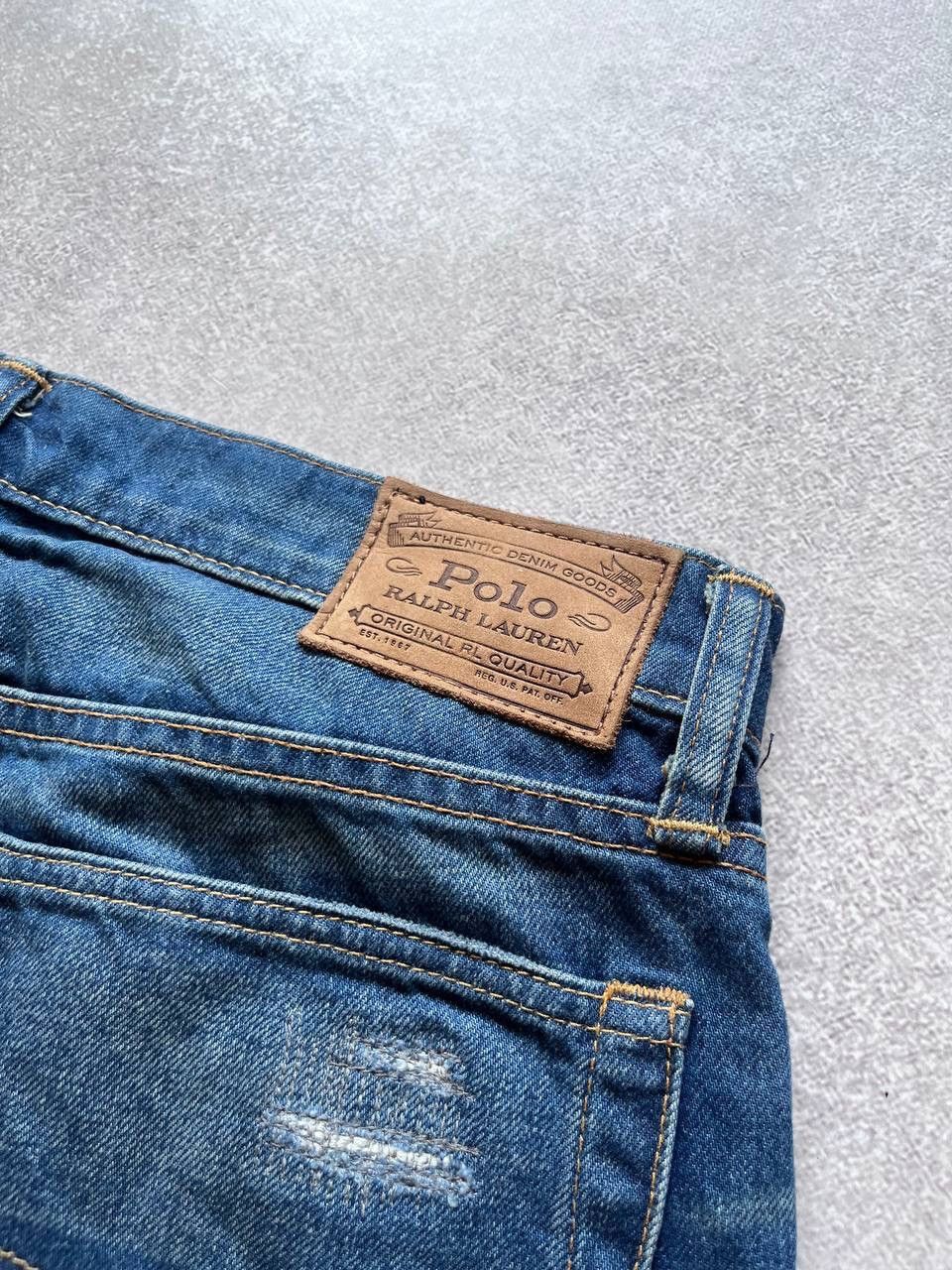 Polo Ralph Lauren Vintage Polo Ralph Lauren Baggy Patchwork Denim Jeans 32 Size US 32 / EU 48 - 4 Thumbnail