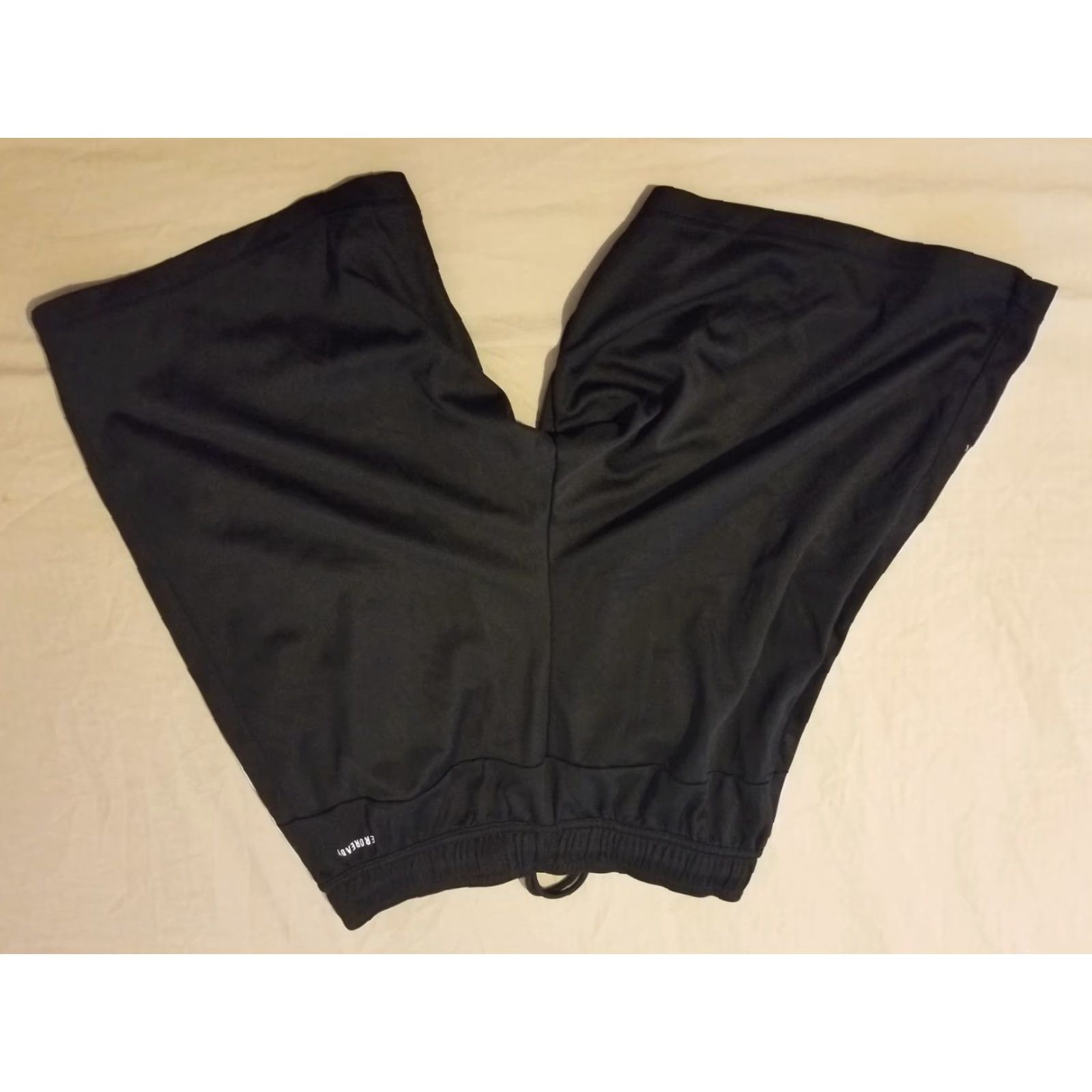 Adidas adidas Shorts Mens Athletic S Black Gym Workout Sports Pockets Elastic Drawstring Regular Size US 29 - 2 Thumbnail