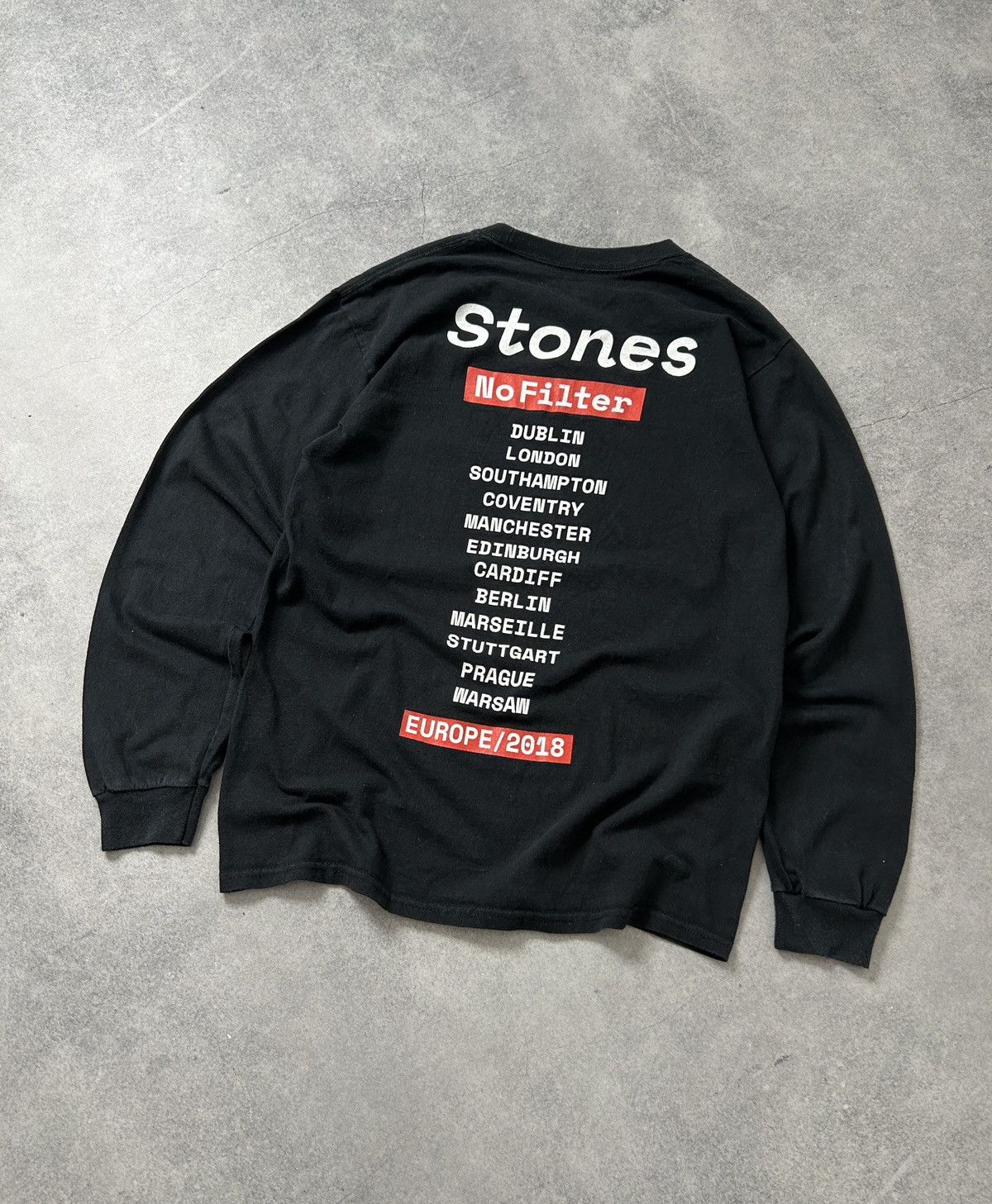 Band Tees Vintage Rolling Stones 2018 long-sleeved shirts mens Size US M / EU 48-50 / 2 - 2 Thumbnail