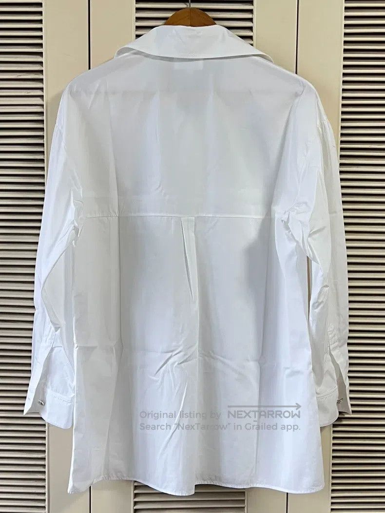 Chanel Chanel White long-sleeved shirt Size XXS / US 00 / IT 34 - 2 Thumbnail