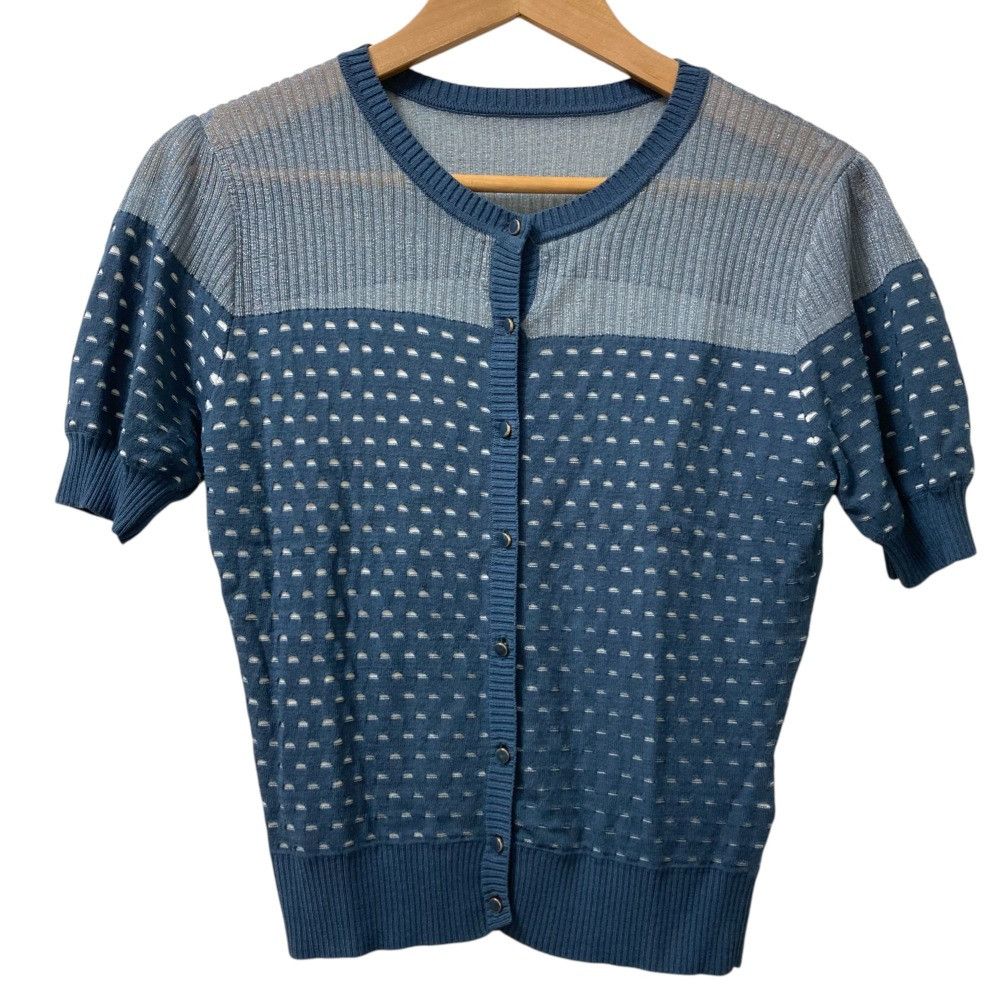 Other GRACE CONTINENTAL Bicolor Sheer Knit Cardigan Top Others Tops DUTY FREE for USA