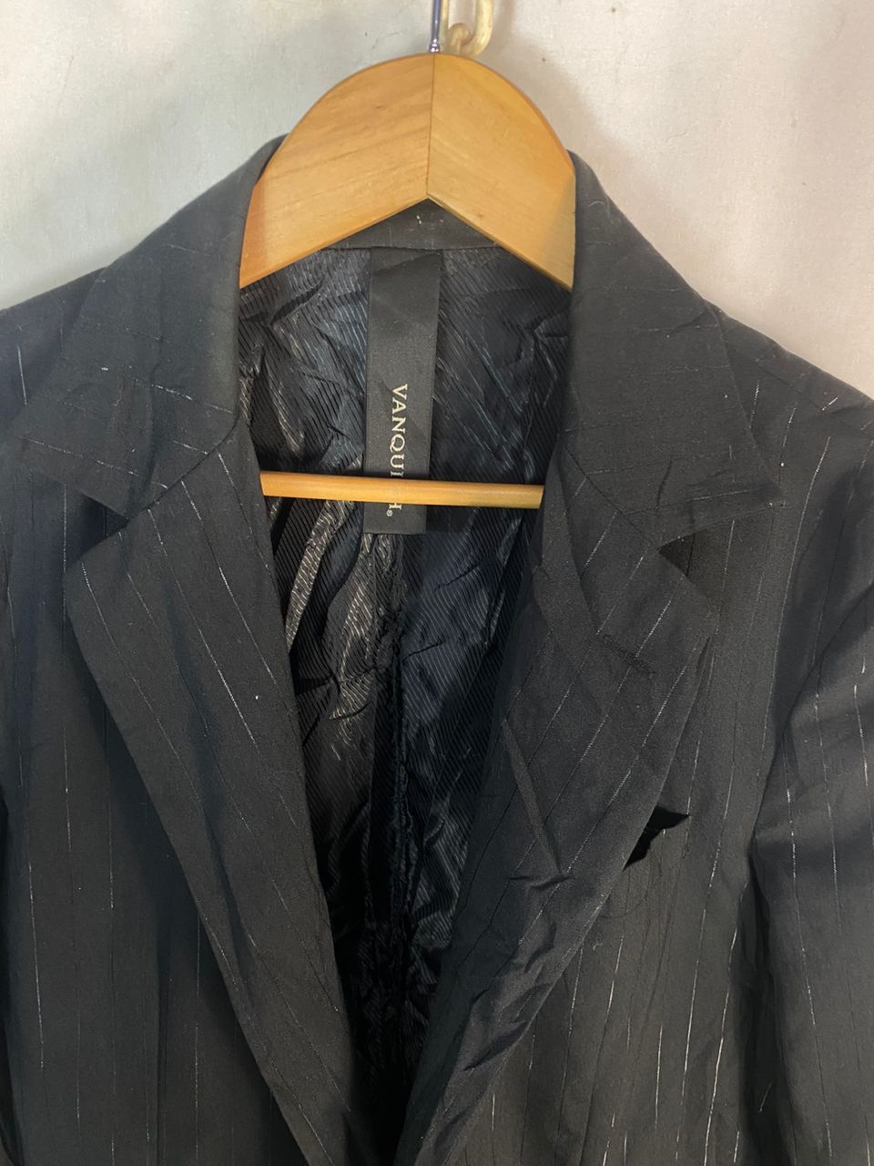 Designer × Vanquish Vanquish stripe blazer jacket Size US S / EU 44-46 / 1 - 5 Thumbnail