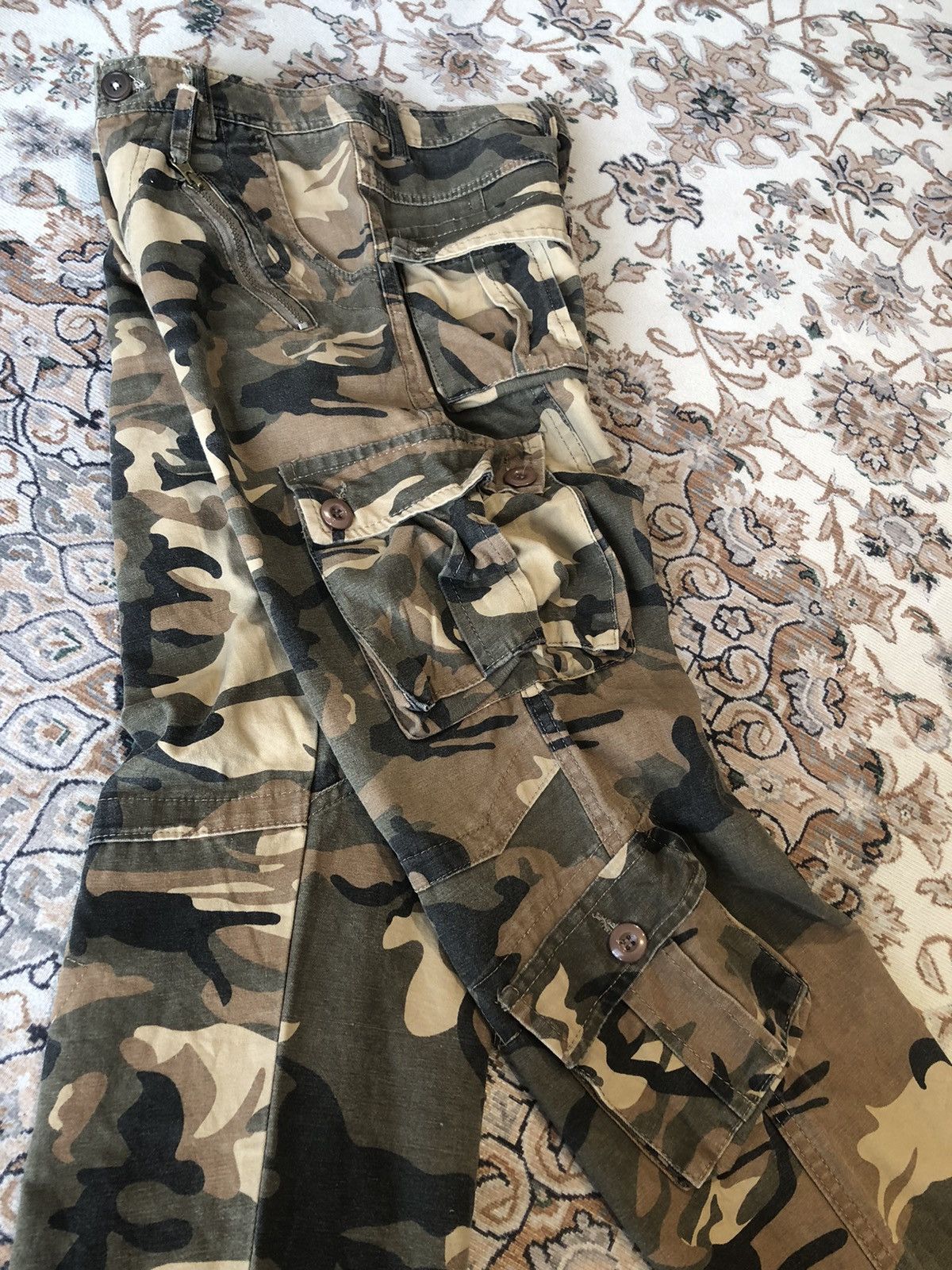 Japanese Brand CAMO TACTICAL CARGO PANTS Size US 28 / EU 44 - 20 Thumbnail