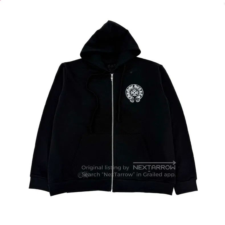 Chrome Hearts CHROME HEARTS Size XL Horseshoe cross zipper hoodie Size US XL / EU 56 / 4 - 3 Thumbnail