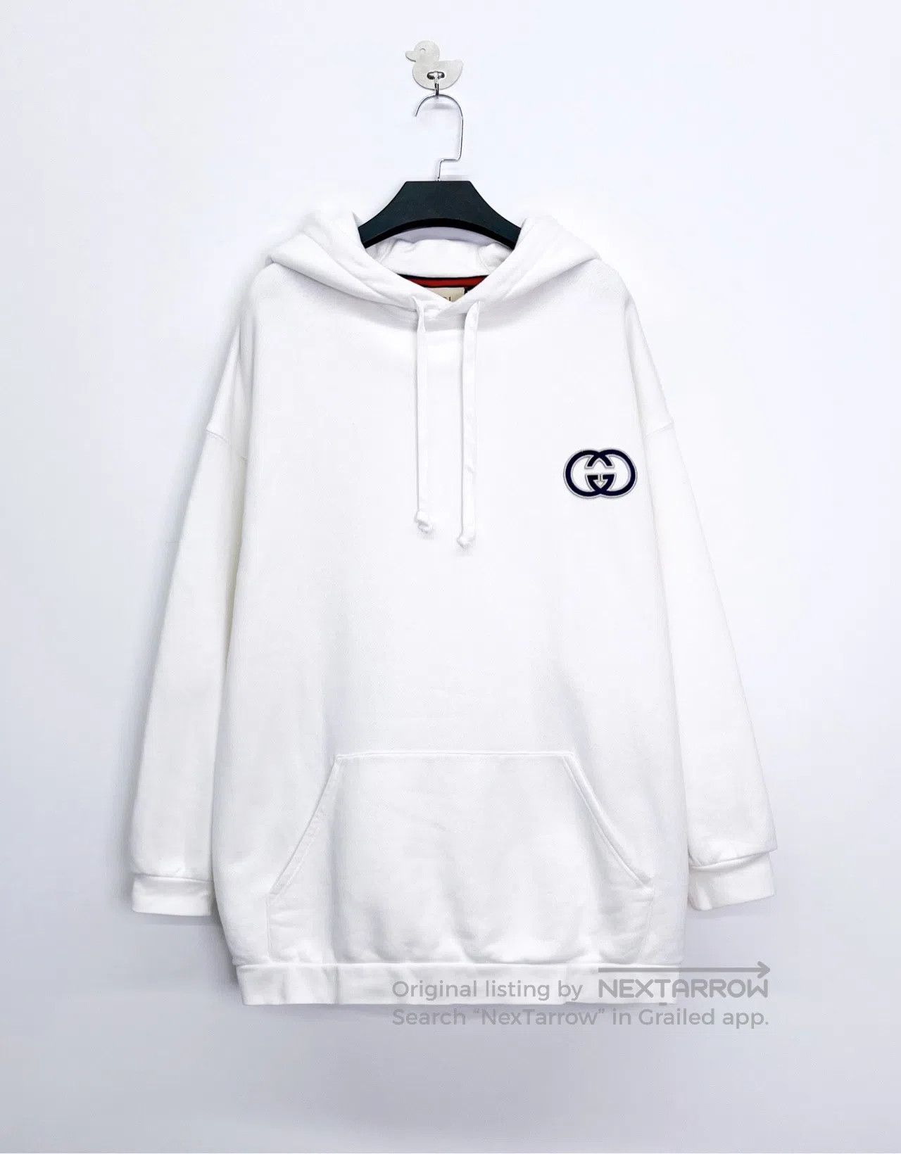 Gucci Guicci Embroidered Double G Logo Hoodie| Size US L / EU 52-54 / 3 - 1 Thumbnail