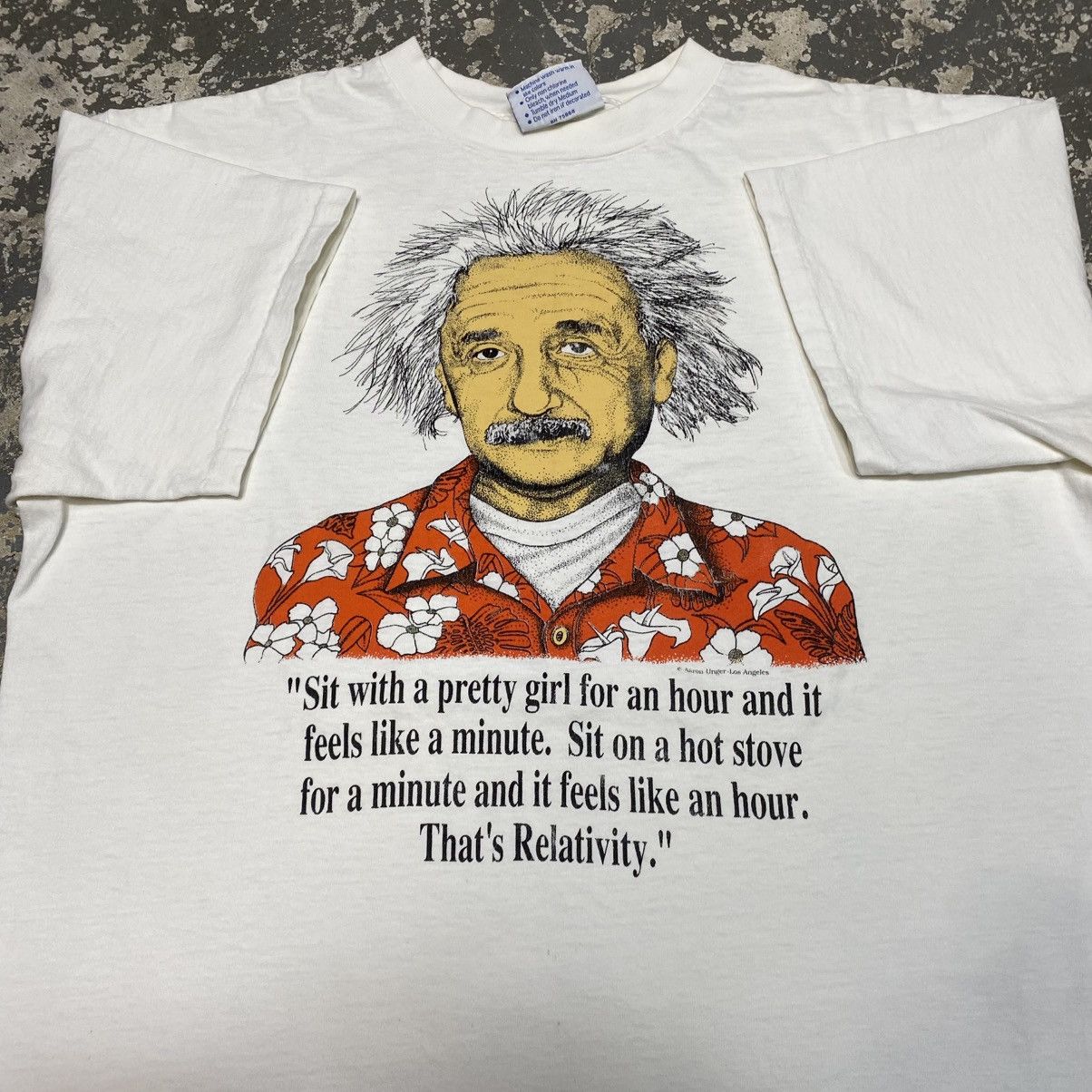 Japanese Brand × Vintage Vintage Albert Einstein Humar Saying Tshirt 90s USA Size US XL / EU 56 / 4 - 3 Thumbnail