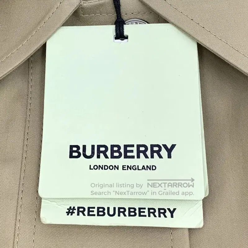 Burberry Burberry Brown Cotton Women's Jacket. Size S / US 4 / IT 40 - 7 Thumbnail
