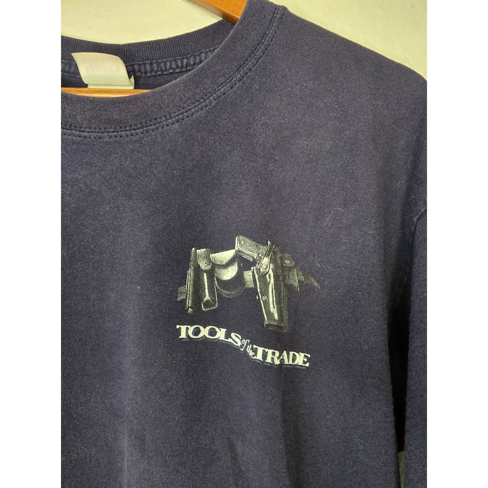 Other Vintage Tools Of The Trade Law Enforcement Blue L Police Tee Size US L / EU 52-54 / 3 - 8 Thumbnail