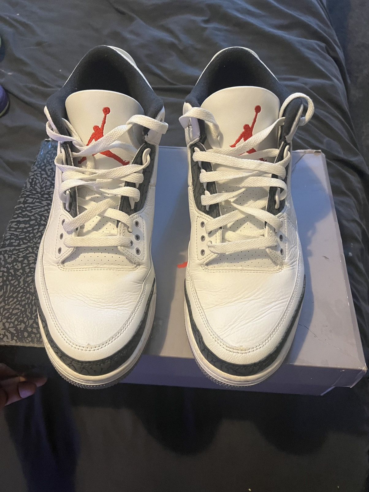 Jordan Brand Jordan 3 Retro "Cement Grey" Size US 13 / EU 46 - 3 Thumbnail