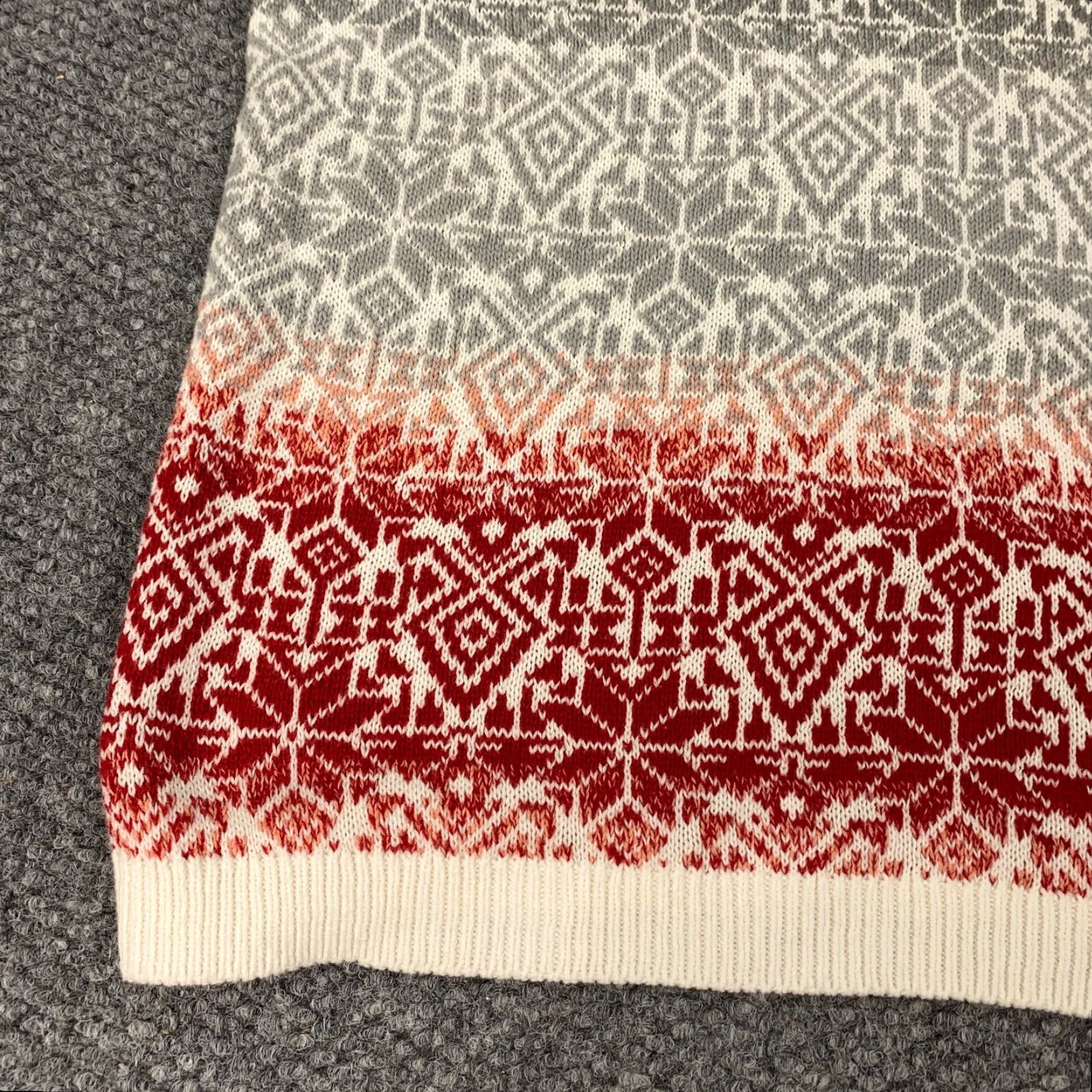 Vintage St Johns Bay St Johns Womens Sweater L Beige Snowflakes Holiday Christmas Pullover Crew Neck Knit Long Sleeve Geometric Regular Seasonal Womens Size L / US 10 / IT 46 - 7 Thumbnail