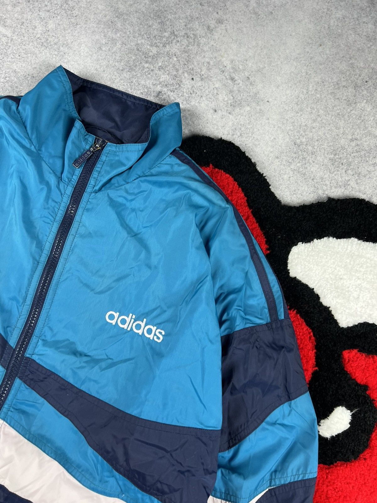 Vintage Retro Adidas 90s Nylon Y2K Track Suit Size M