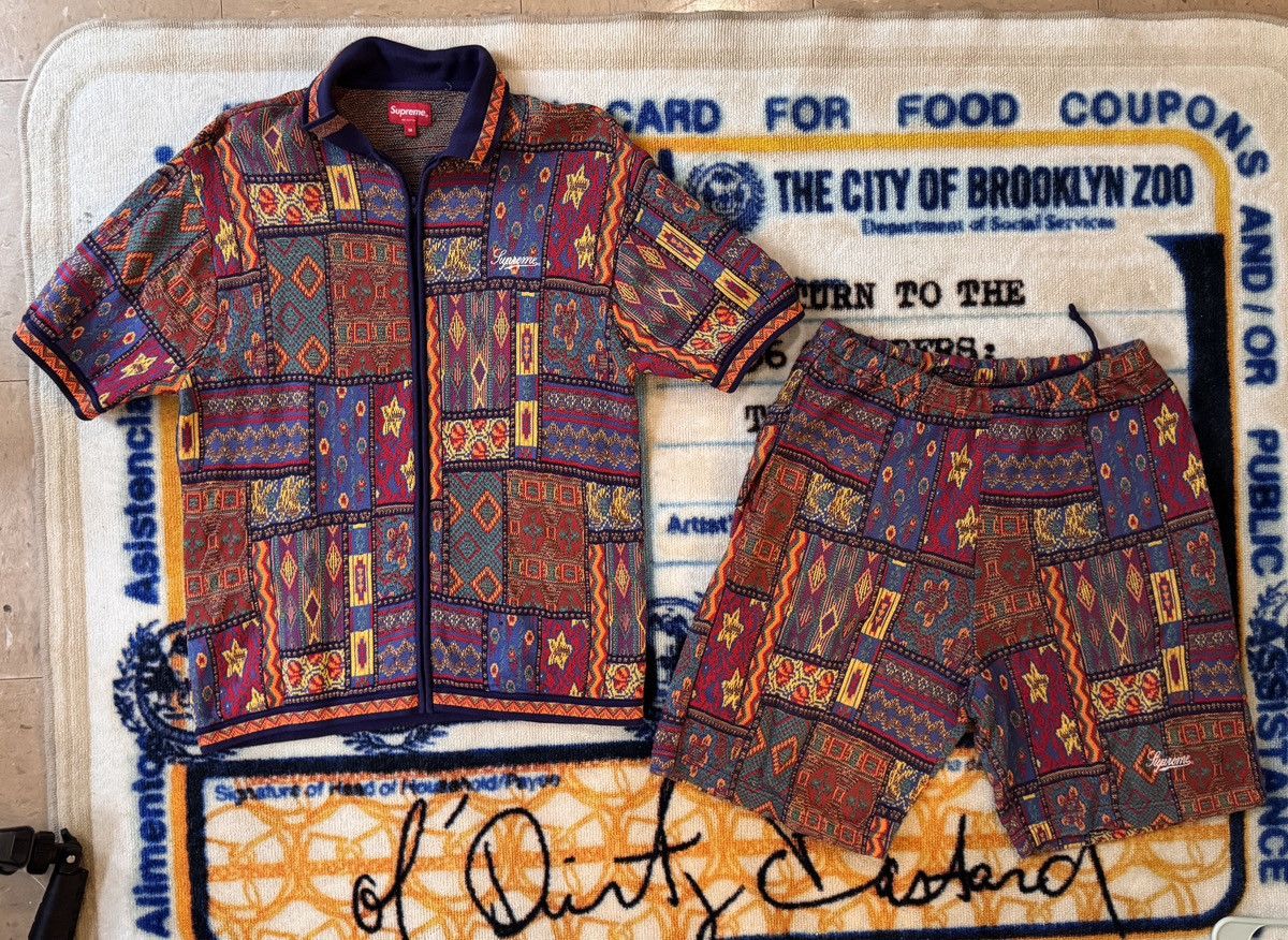Supreme Supreme Plaid Knit Polo | Grailed
