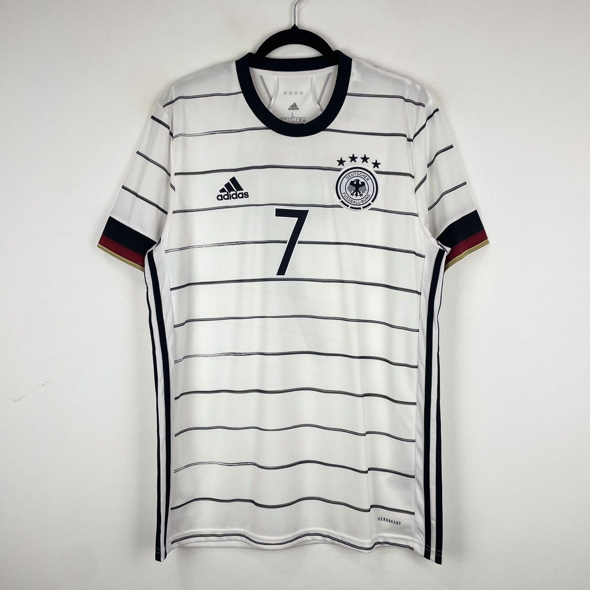 Adidas Germany Kai Havertz Home Jersey Adidas Genuine 2019/2021 L Size US L / EU 52-54 / 3 - 2 Thumbnail