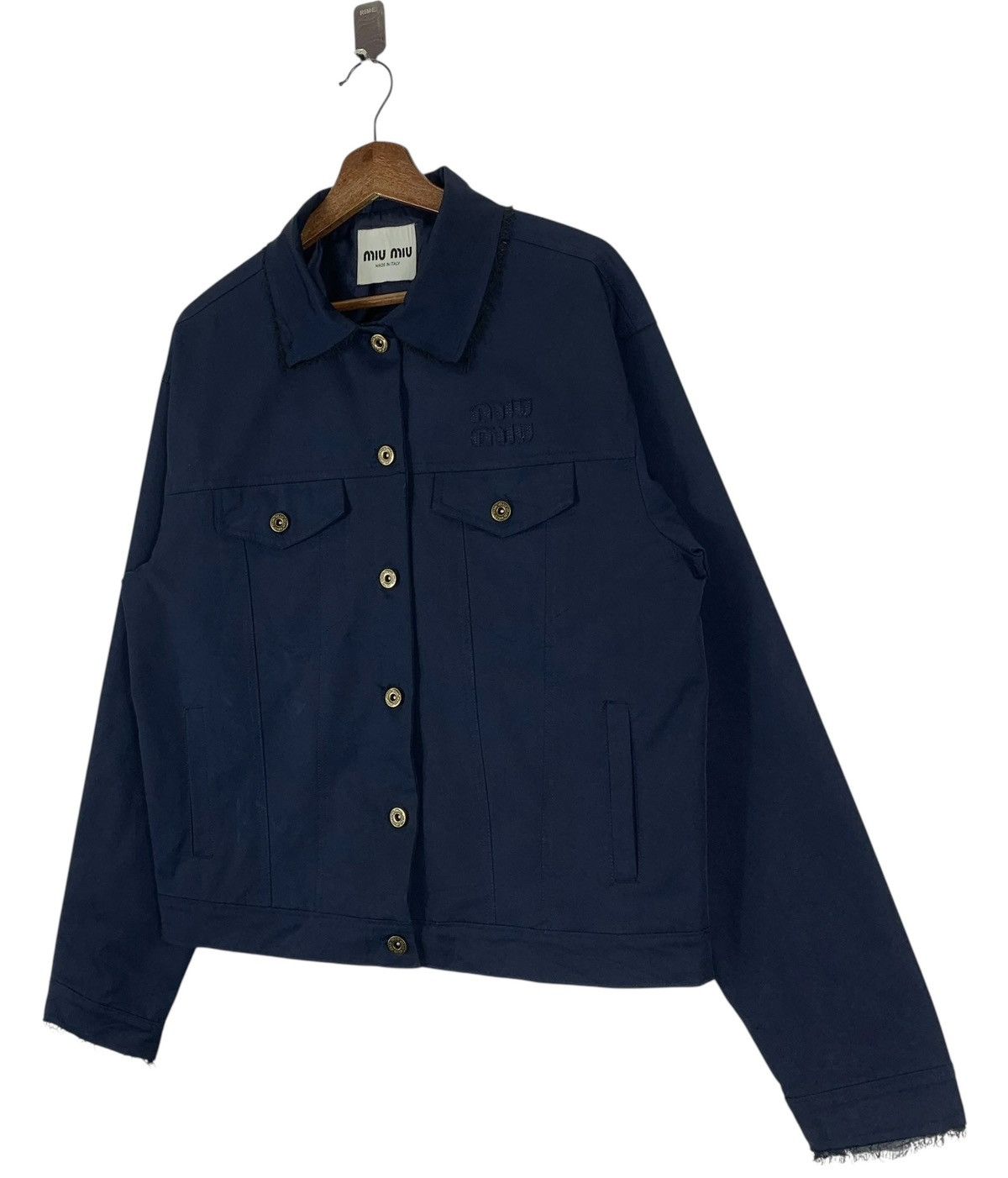 Miu Miu MIU MIU DOUBLE POCKET TRUCKERS JACKET Size US M / EU 48-50 / 2 - 2 Thumbnail