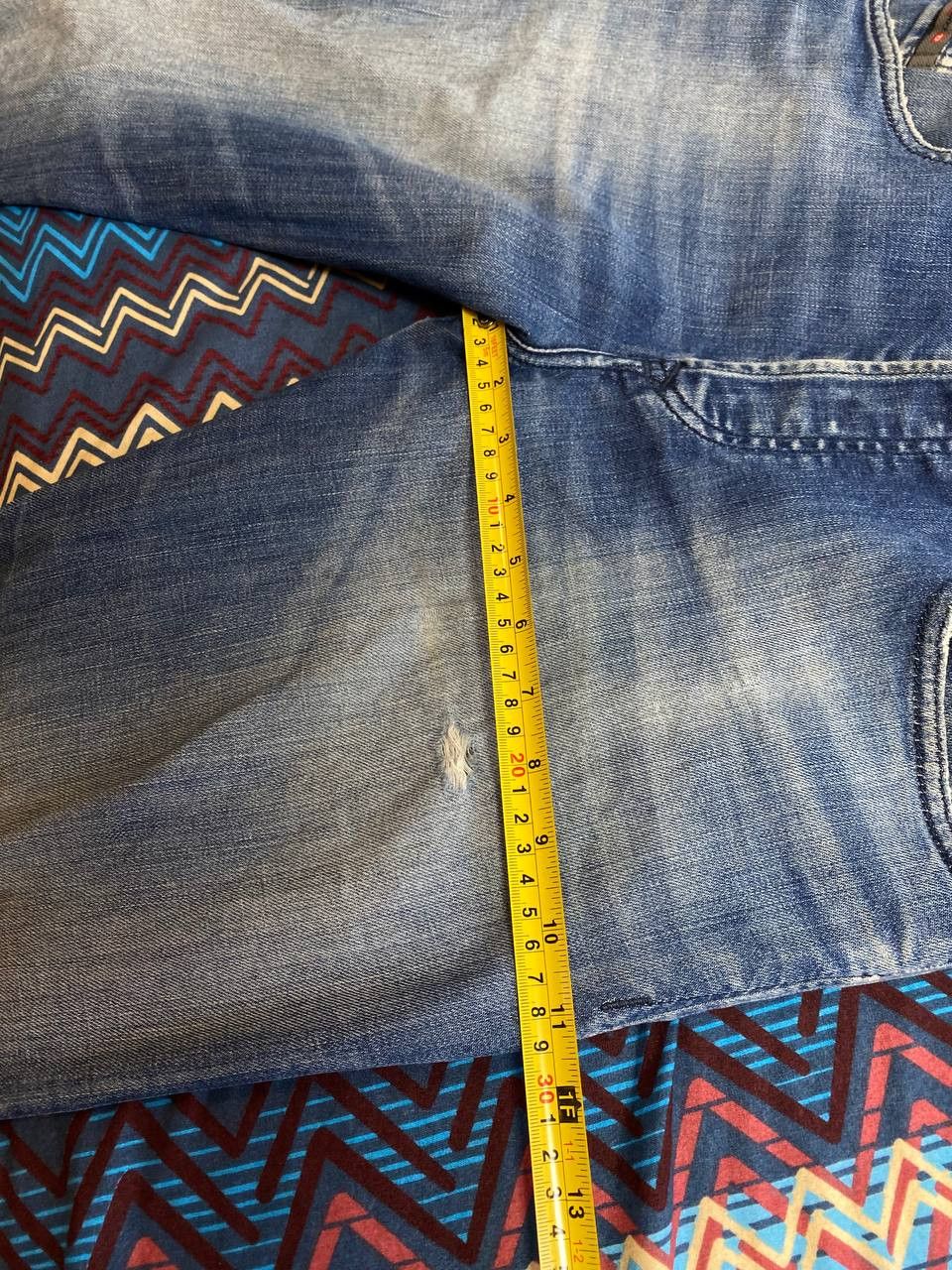 Diesel × Japanese Brand × Vintage Vintage Diesel D-BAZER Baggy Jeans Big Diesel Logo Size US 31 - 7 Thumbnail