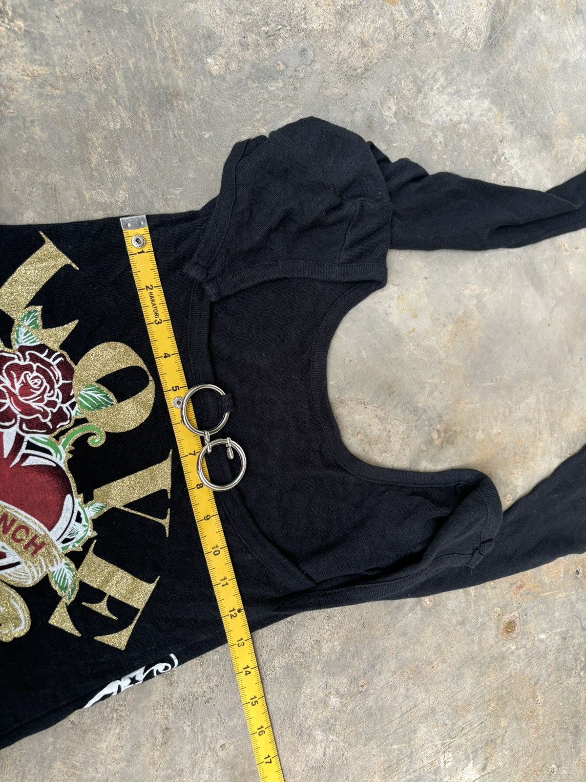 Hysteric Glamour × If Six Was Nine × Japanese Brand Y2k MKR Love Punch Poem Skull Womens Punk Style Size M / US 6-8 / IT 42-44 - 11 Thumbnail
