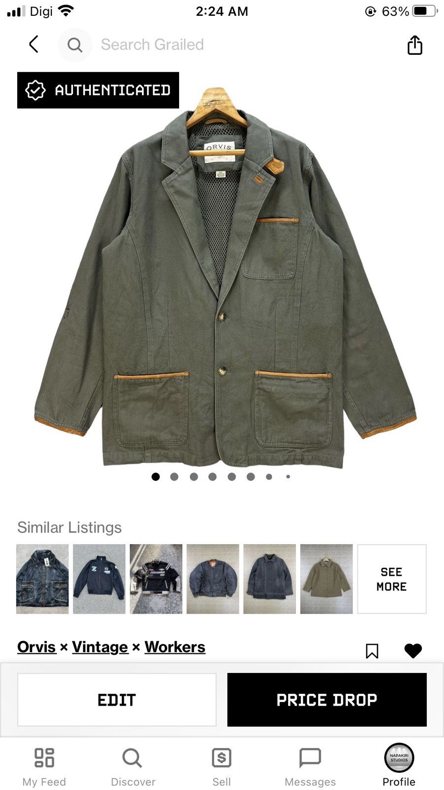 Orvis ORVIS SPORTING TRADITIONS CASUAL JACKET #8991-46 Size US XL / EU 56 / 4 - 14 Thumbnail