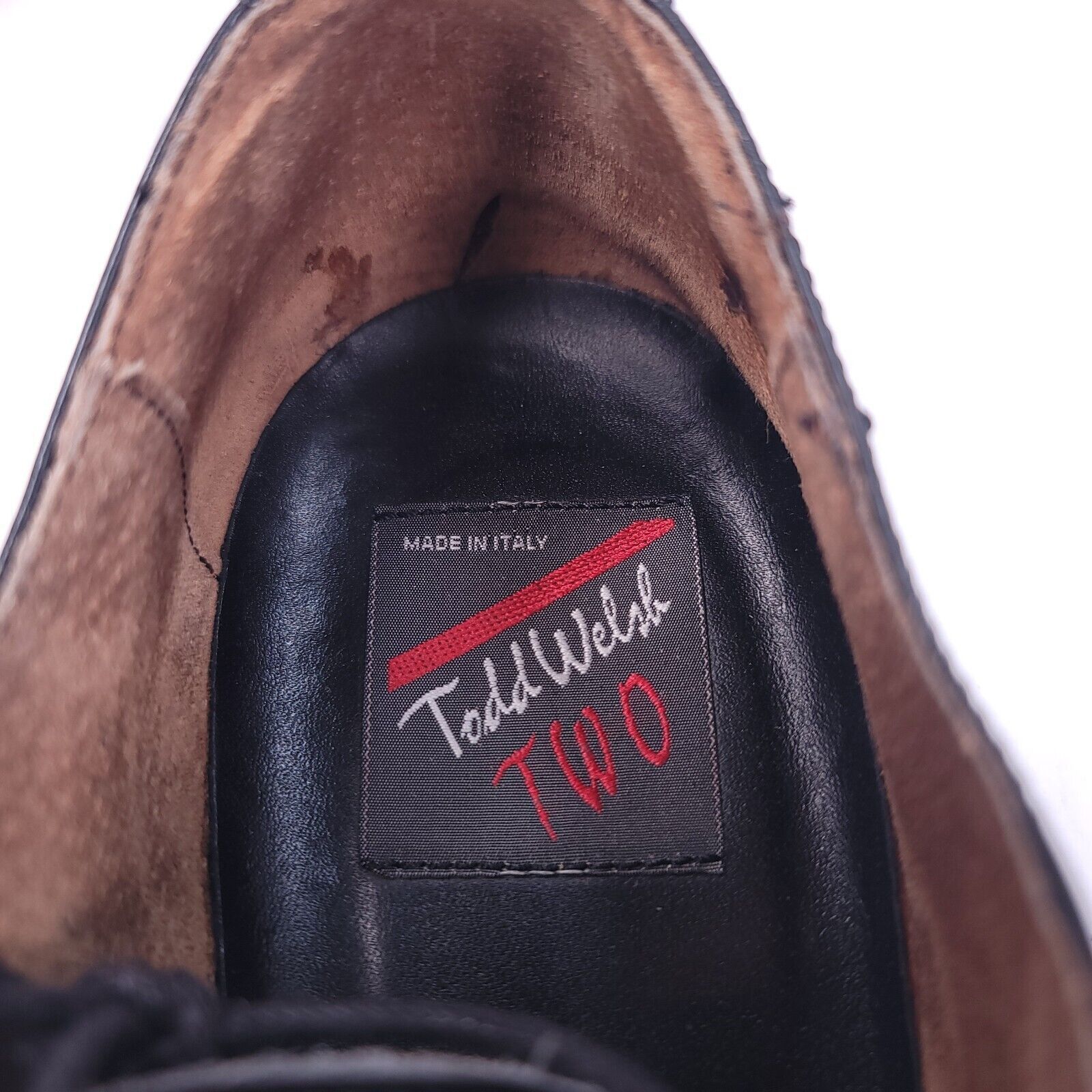 Other Todd Welsh Two Lace Up Leather Oxford Shoe Men Size 10 Black Size US 10 / EU 43 - 8 Thumbnail
