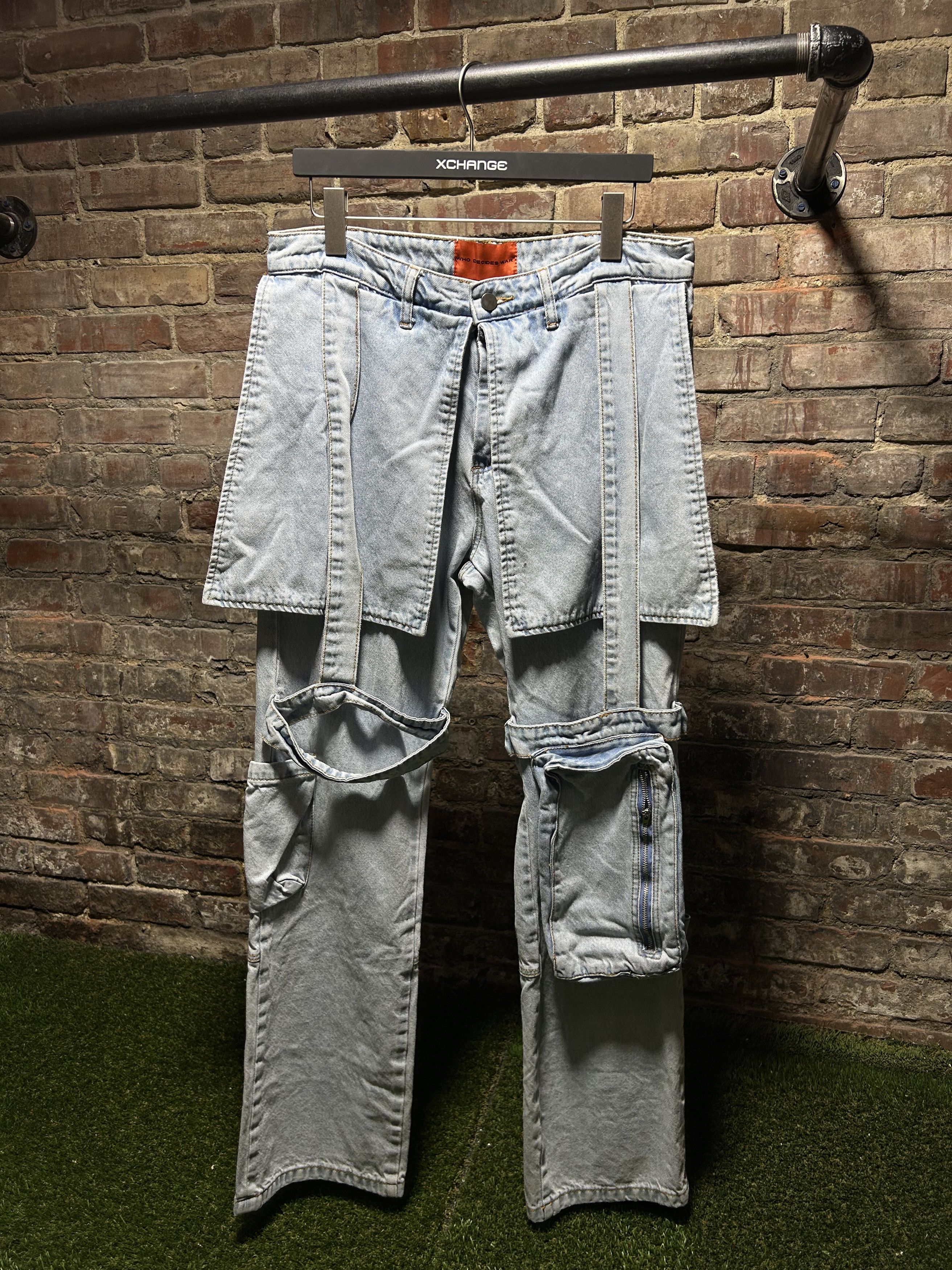 Who Decides War Who Decides War Duo Cargo Denim Size US 32 / EU 48 - 1 Thumbnail