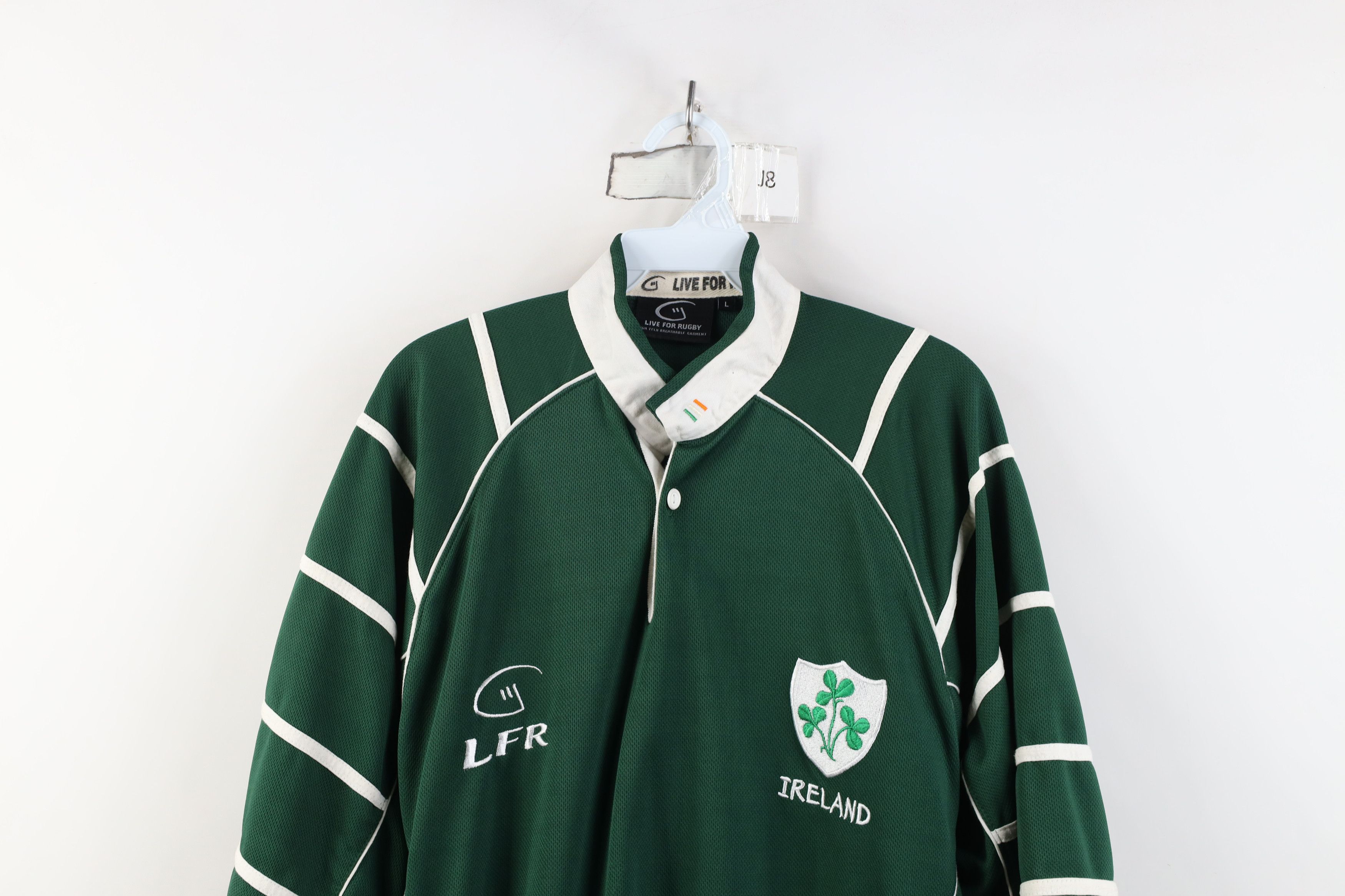 Vintage Vintage LFR Ireland National Team Rugby Jersey Shirt Green Size US L / EU 52-54 / 3 - 2 Thumbnail