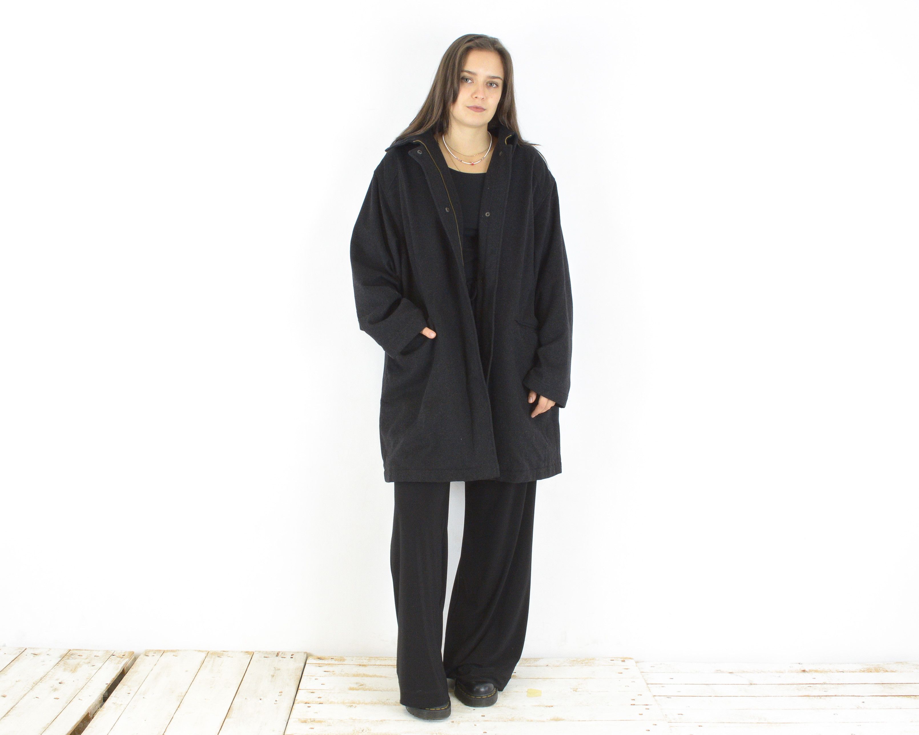 Goretex × Vintage LODEN FREY Goretex M/L Hooded Coat Parka Wool Winter Jacket Size M / US 6-8 / IT 42-44 - 2 Thumbnail