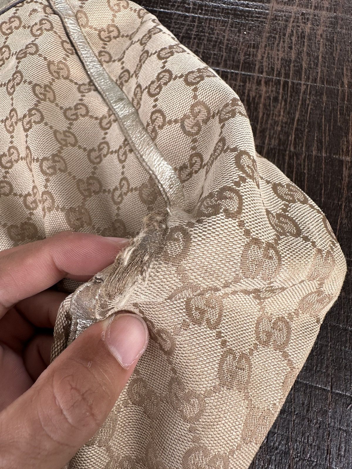 Gucci Vintage gucci hand tote bag Size ONE SIZE - 4 Thumbnail