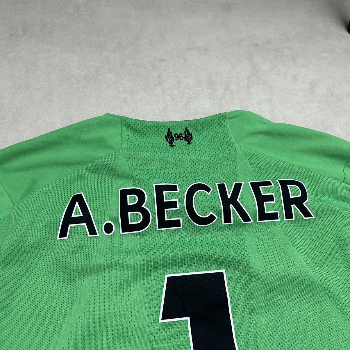 New Balance Liverpool 2019/20 Home Goalkeeper Jersey Kit Alisson Becker Size US S / EU 44-46 / 1 - 4 Thumbnail