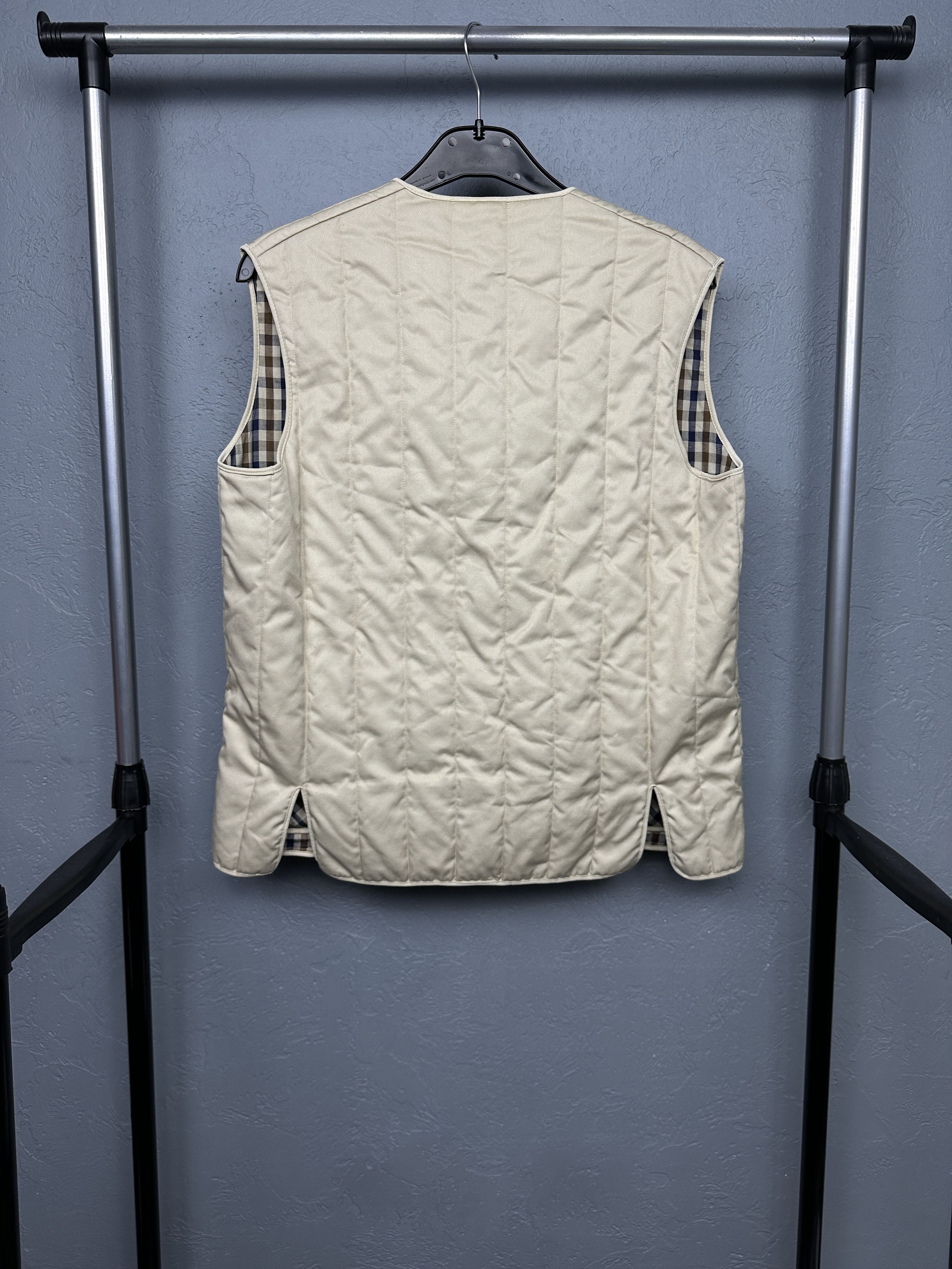 Aquascutum Aquascutum Vintage Womens Reversible Quilted Vest Size XL / US 12-14 / IT 48-50 - 9 Thumbnail