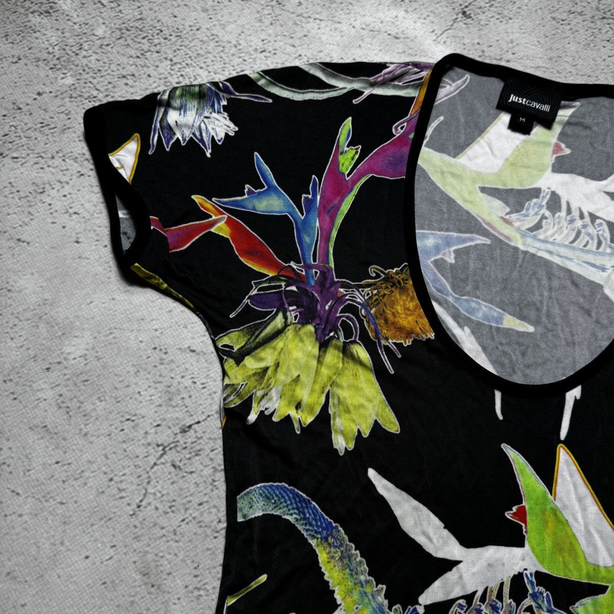 Just Cavalli luxury flowers t shirt just cavalli roberto cavalli Size M / US 6-8 / IT 42-44 - 5 Thumbnail