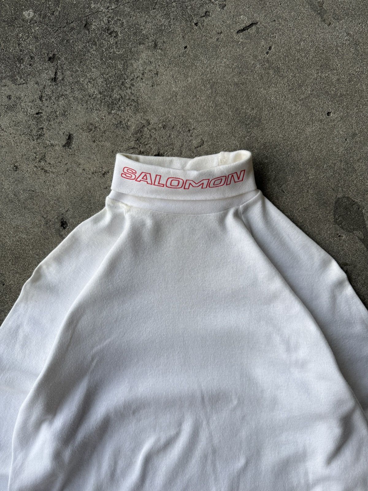 Salomon Vintage Salomon Big Logo Turtleneck Longg Sleeve Tee Size US M / EU 48-50 / 2 - 4 Thumbnail