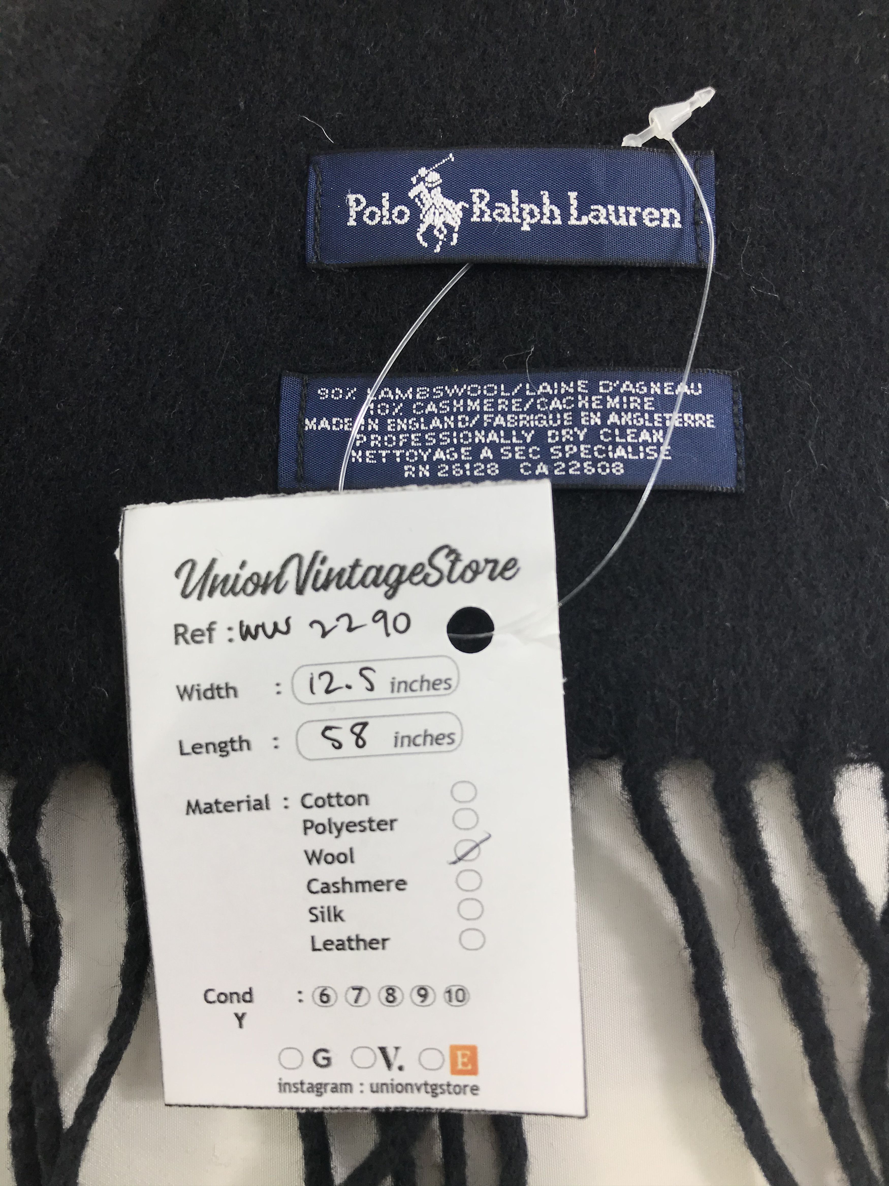 Polo Ralph Lauren × Vintage Polo Ralph Lauren Scarf / Muffler / Neckwear - WW2290 Size ONE SIZE - 5 Thumbnail